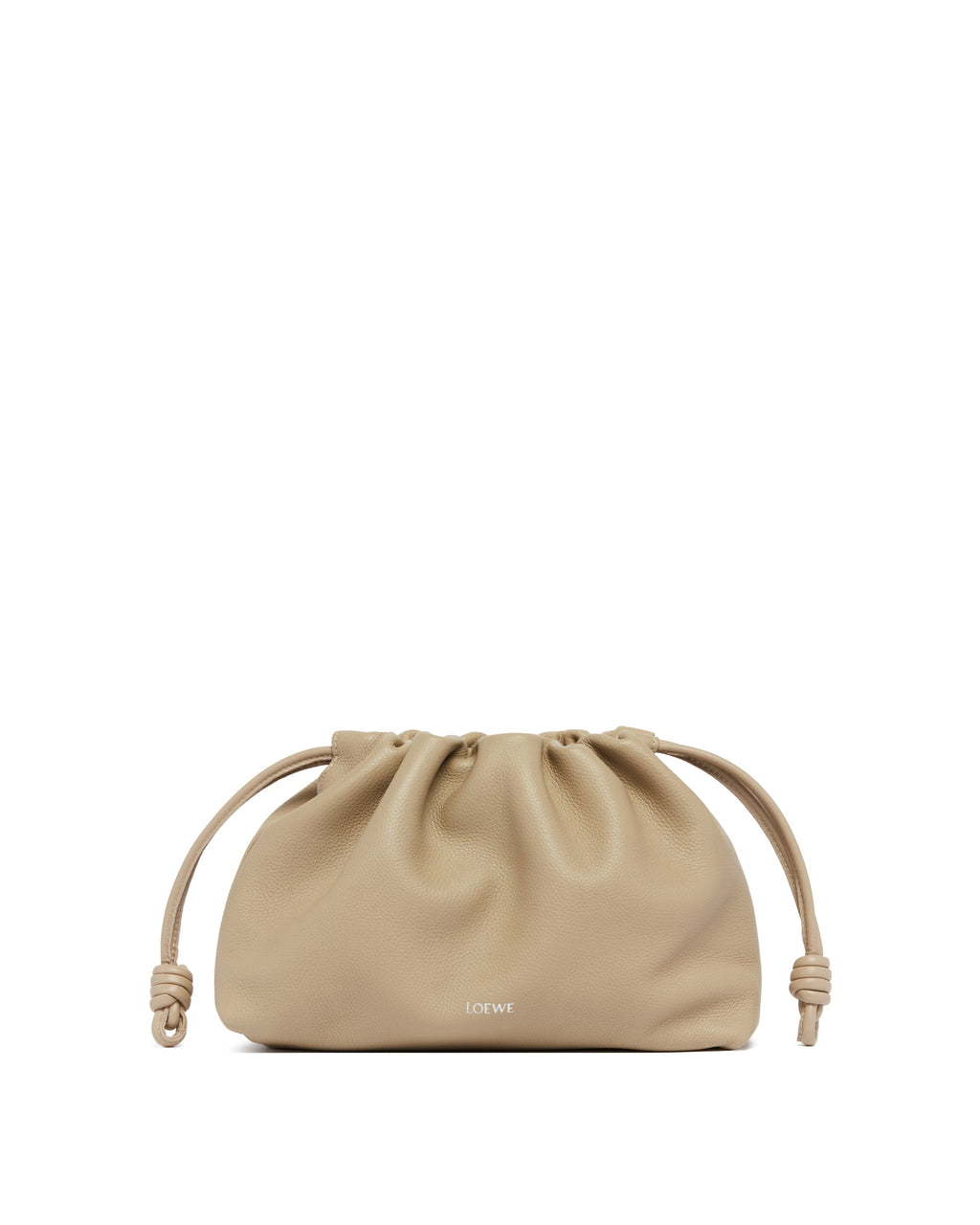 Beige Flamenco Purse Medium Loewe – Гарантія оригінальності – боковий вид