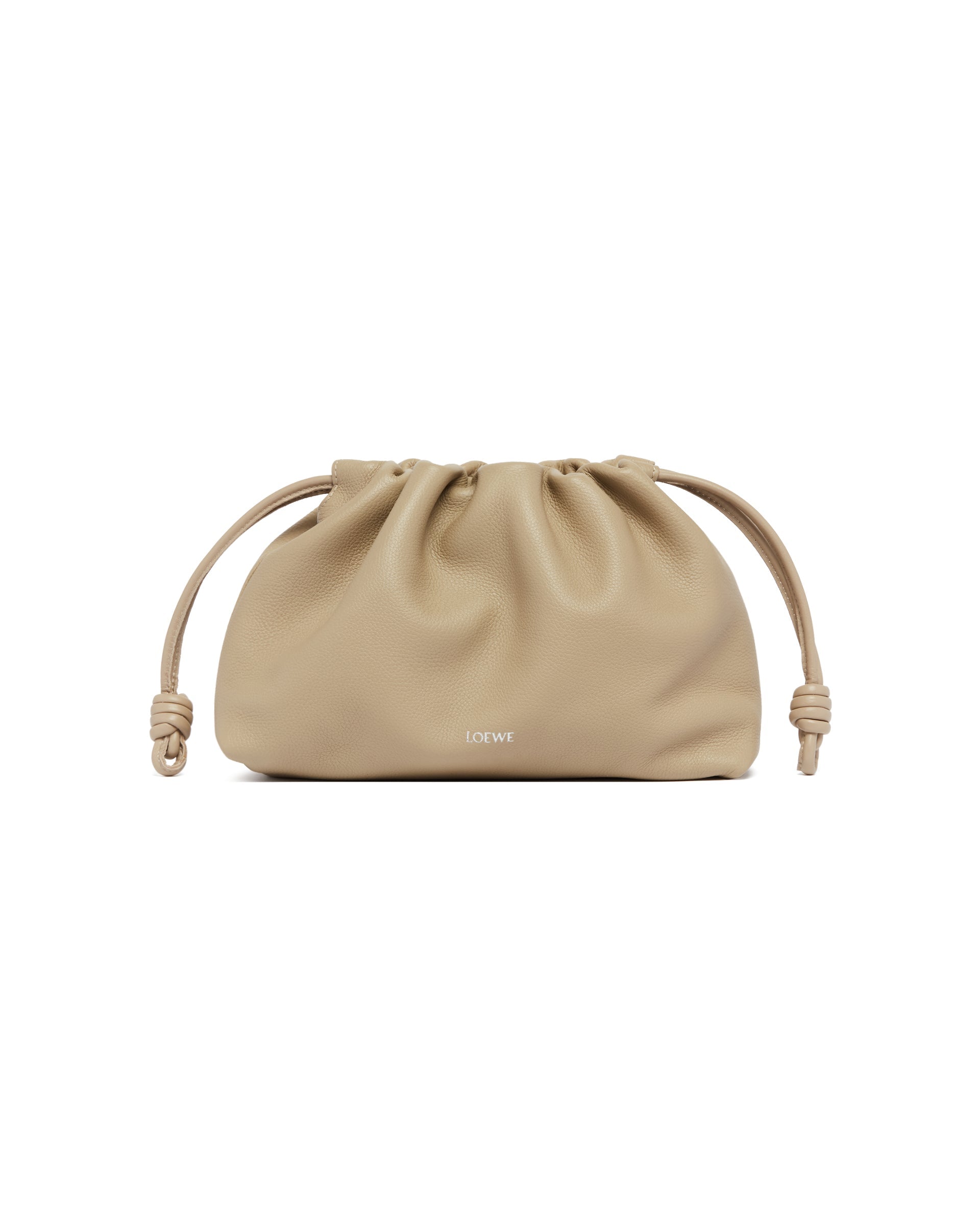 Beige Flamenco Purse Medium Loewe – Гарантія оригінальності – вид ззаду