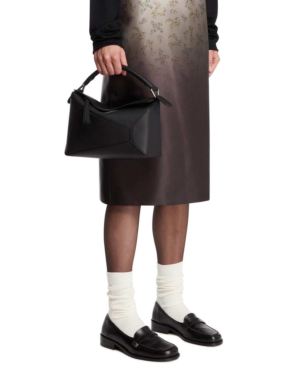 Оригінальна Black Small Puzzle Edge Bag Loewe – детальний вид