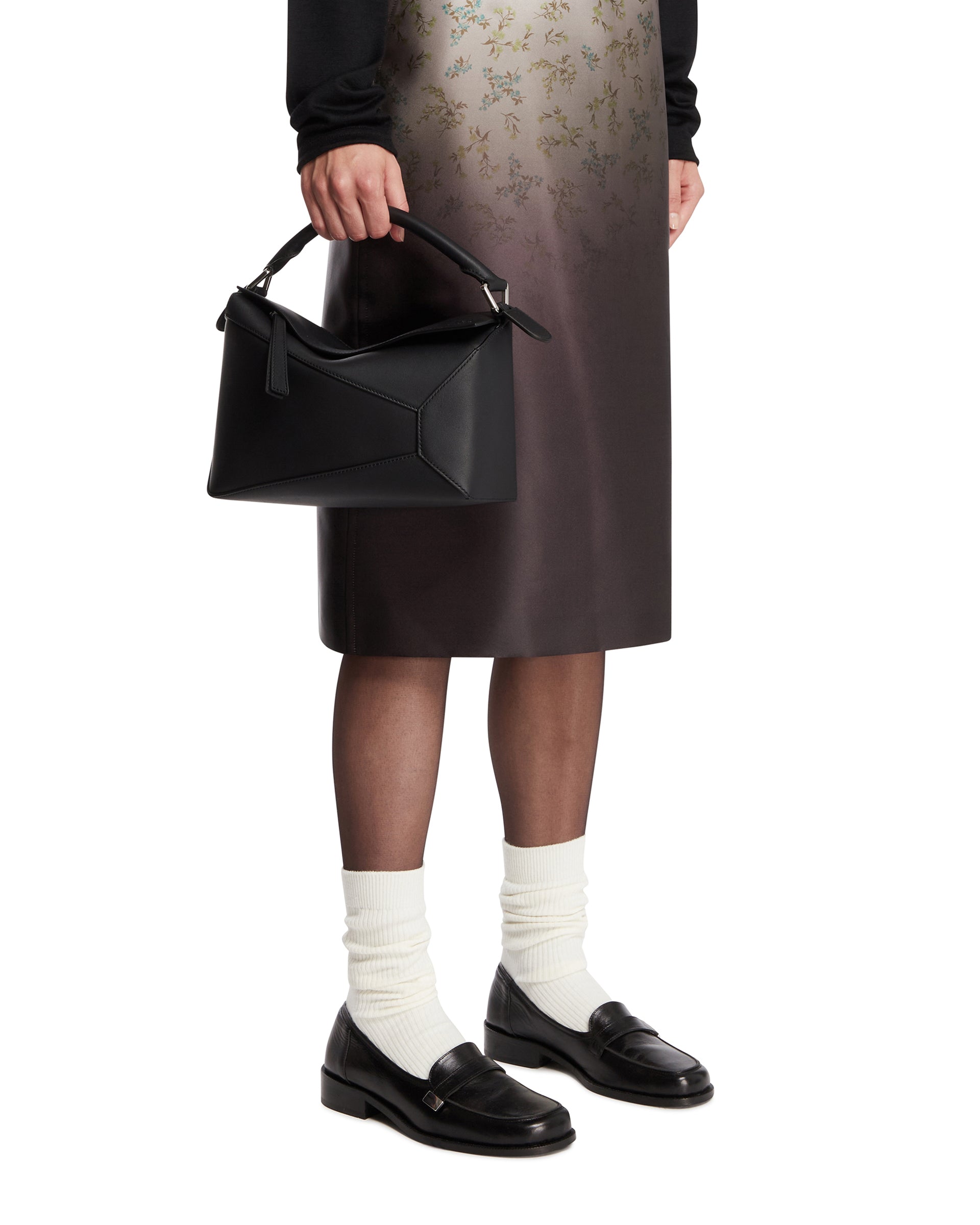 Оригінальна Black Small Puzzle Edge Bag Loewe – детальний вид