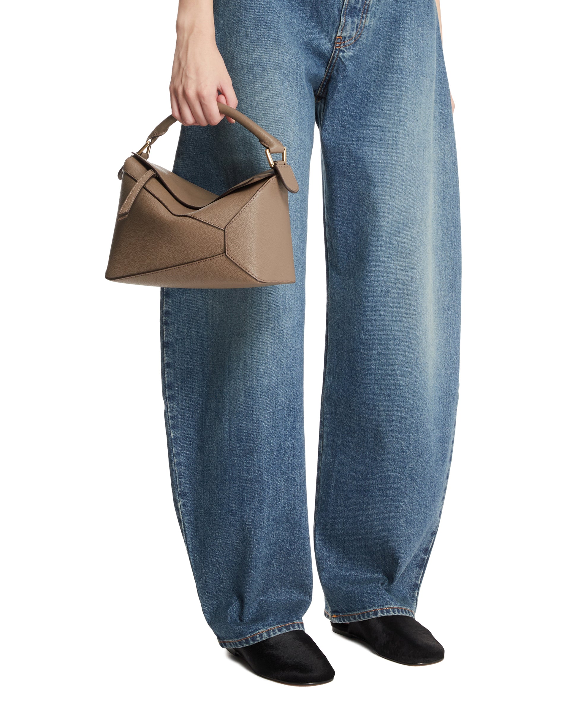 Оригінальна Brown Small Puzzle Edge Bag Loewe – детальний вид