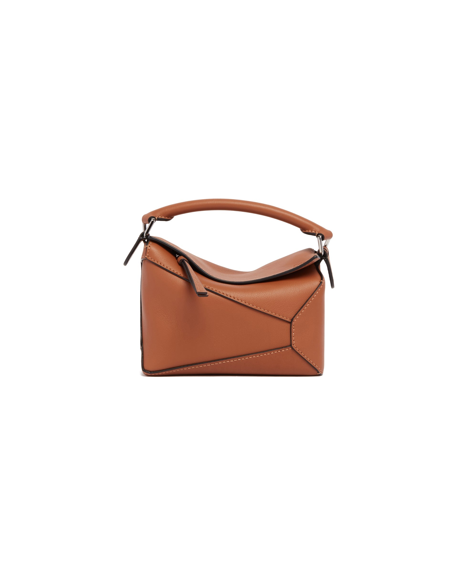 Brown Mini Puzzle Bag Loewe оригінал – Купити в Україні – вид ззаду