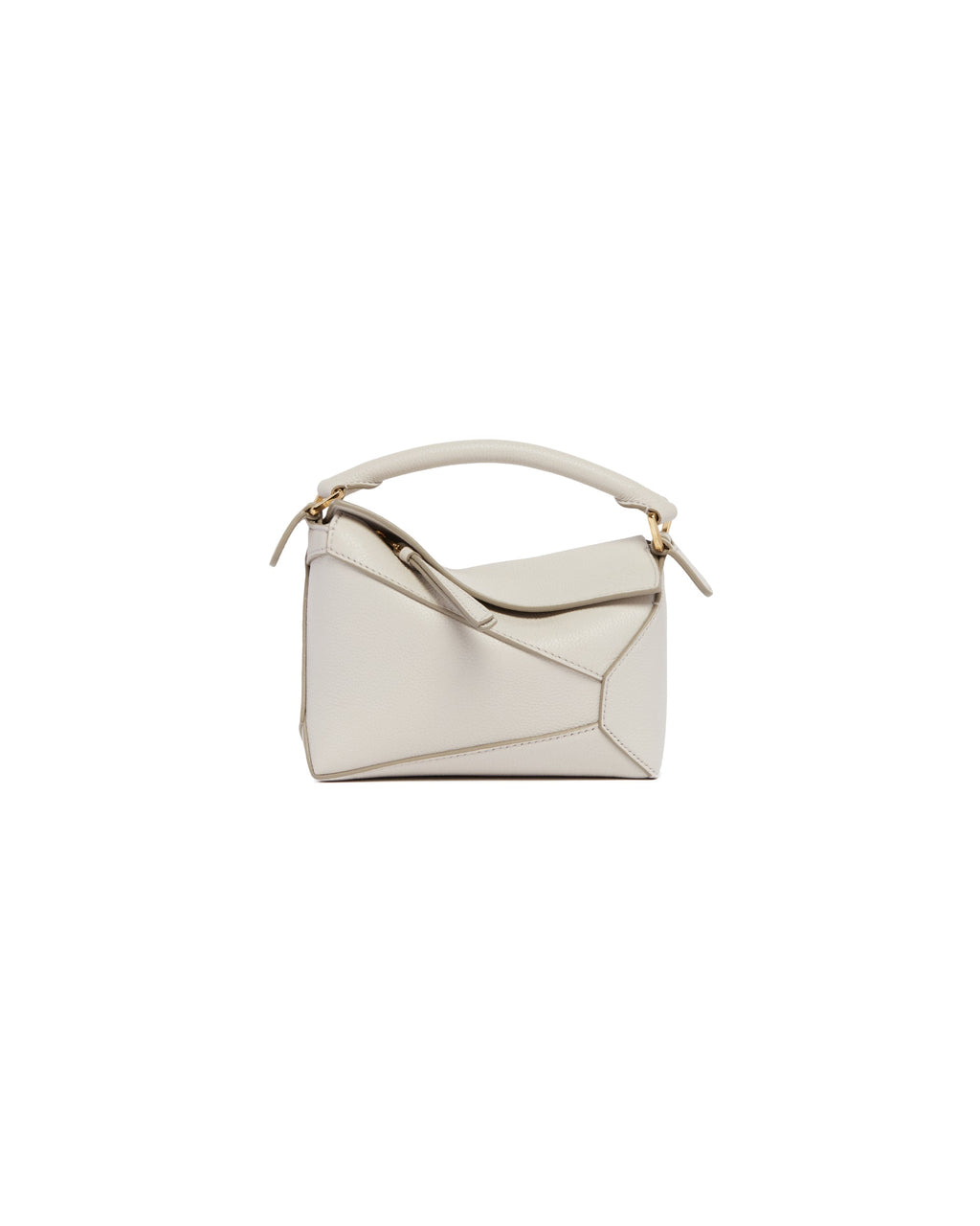 Оригінальна White Puzzle Mini Bag Loewe – вид ззаду