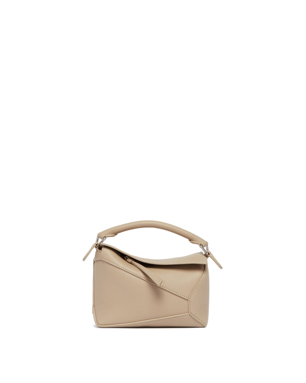 Beige Mini Puzzle Edge Bag Loewe – Гарантія оригінальності – боковий вид