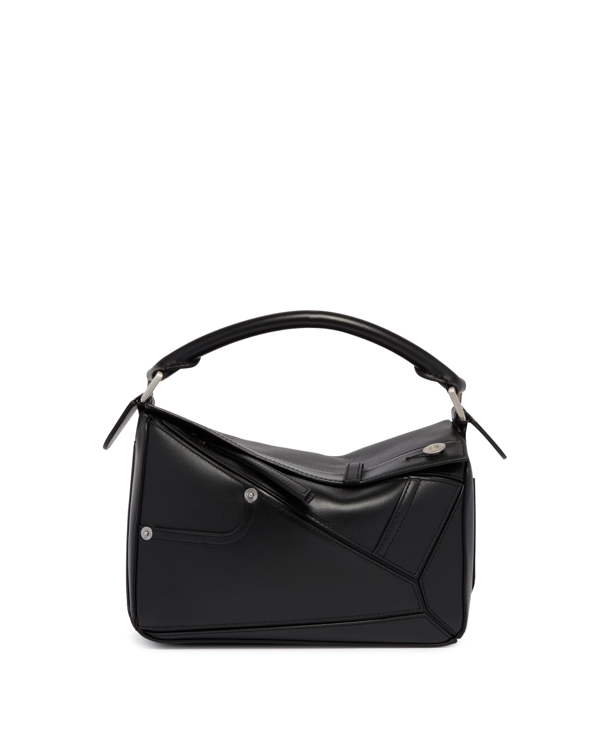 Black Small Puzzle Pants Bag Loewe – Гарантія оригінальності – боковий вид