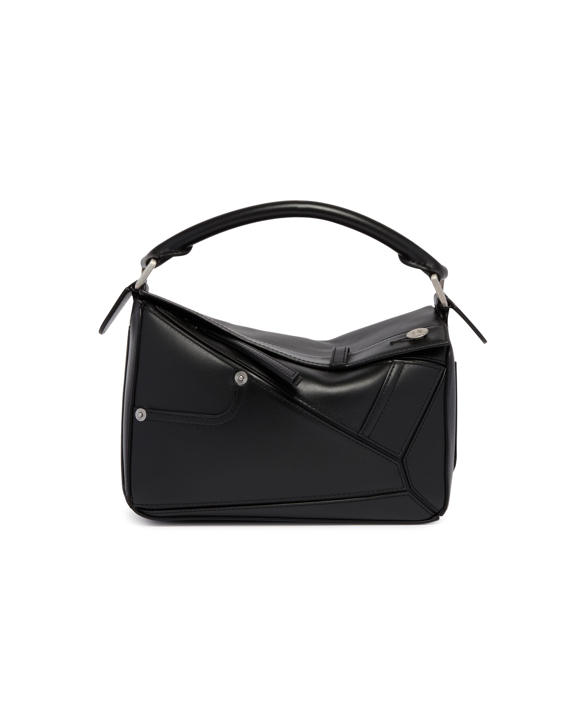 Black Small Puzzle Pants Bag Loewe – Гарантія оригінальності – вид ззаду