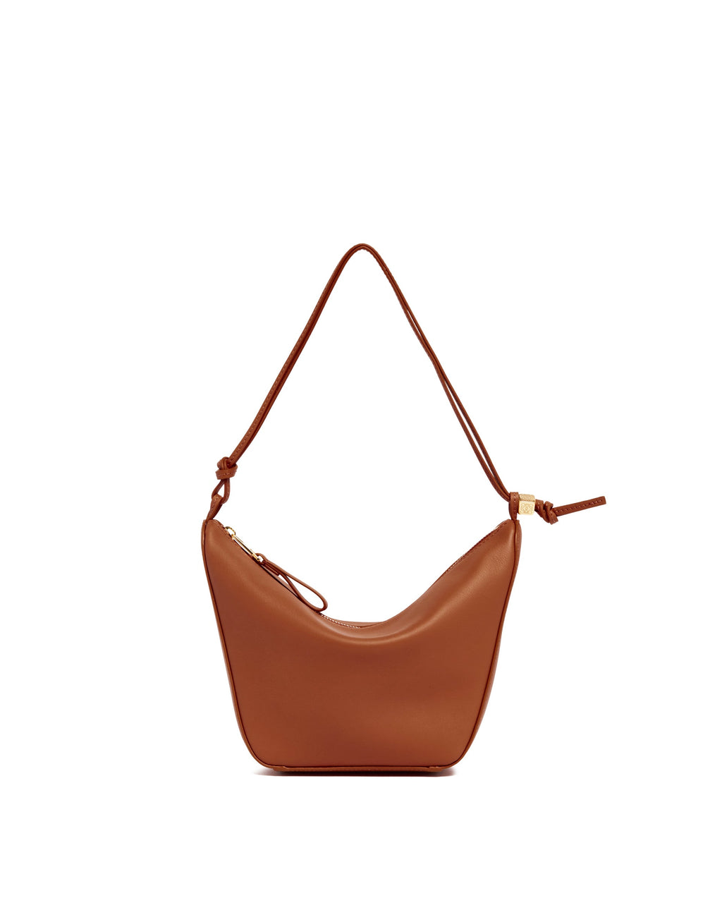 Beige Mini Hammock Hobo Bag Loewe – Гарантія оригінальності – боковий вид