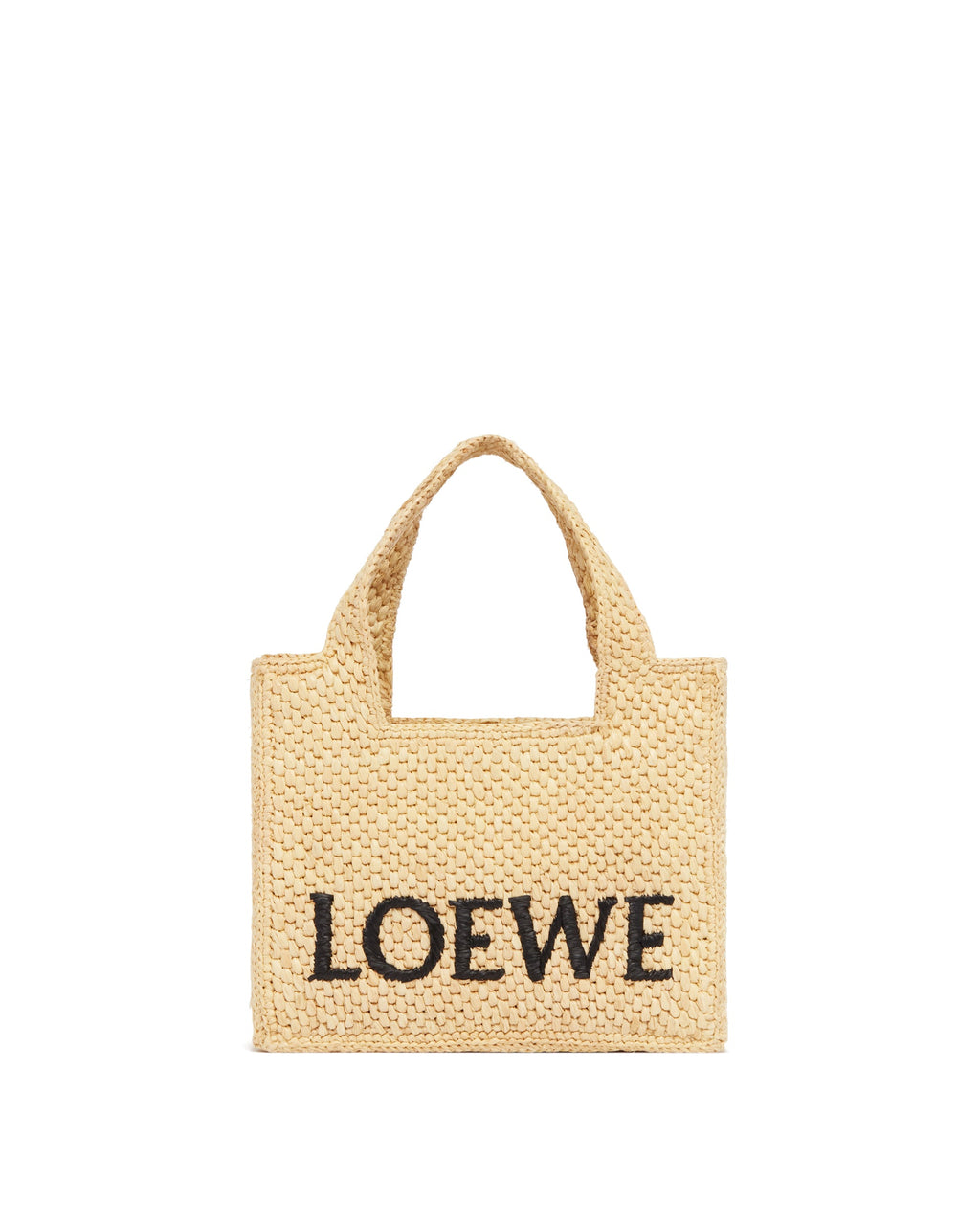 Оригінальна Beige Font Tote Small Loewe – боковий вид