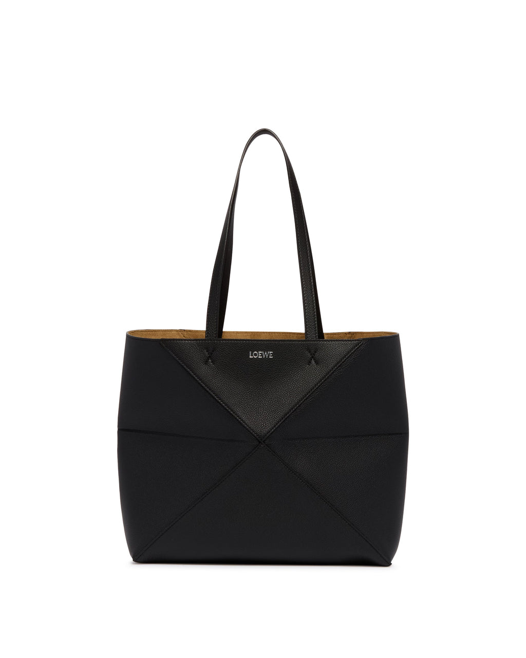 Black Medium Fold Puzzle Tote Bag Loewe оригінал – Купити в Україні – боковий вид