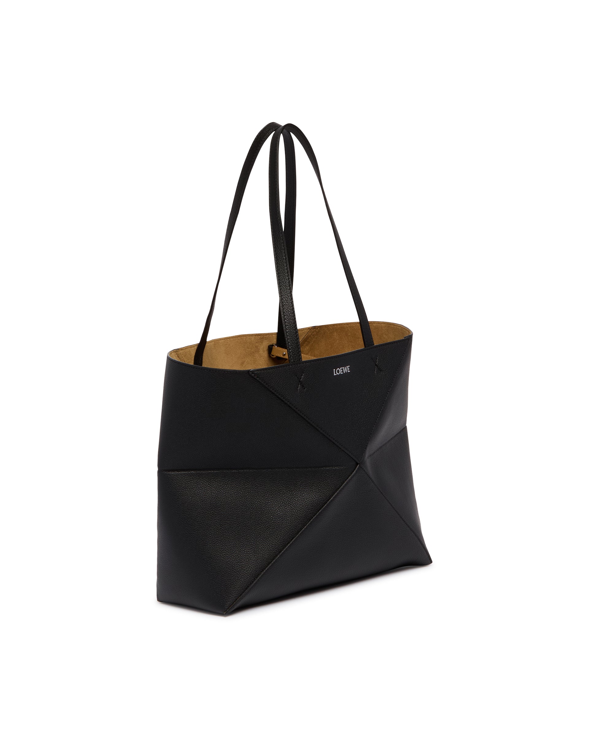 Black Medium Fold Puzzle Tote Bag Loewe оригінал – Купити в Україні – збільшений вид