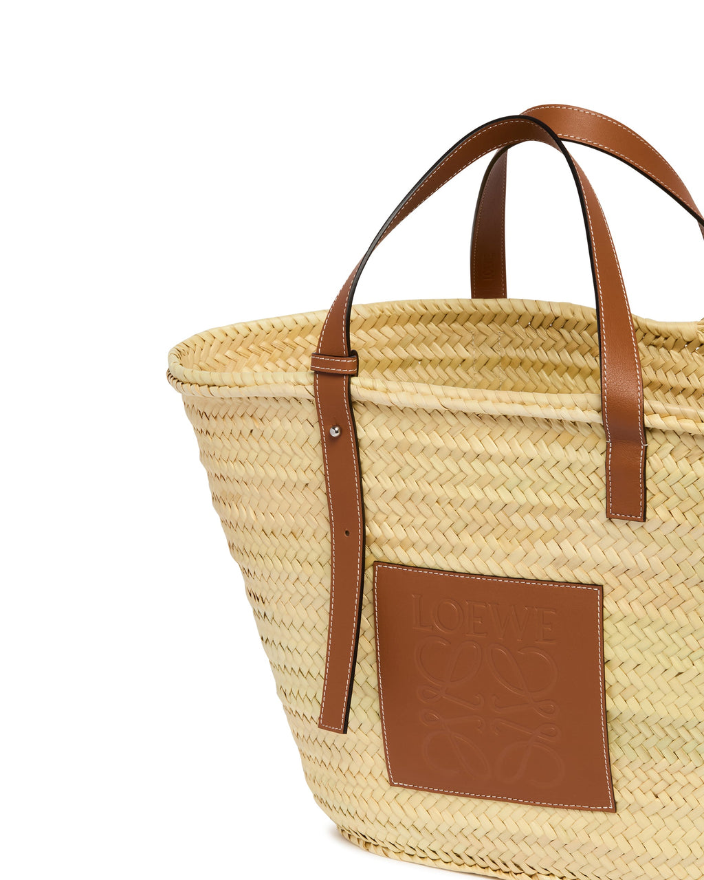 Palm Leaf And Leather Basket Bag Loewe – Гарантія оригінальності – збільшений вид