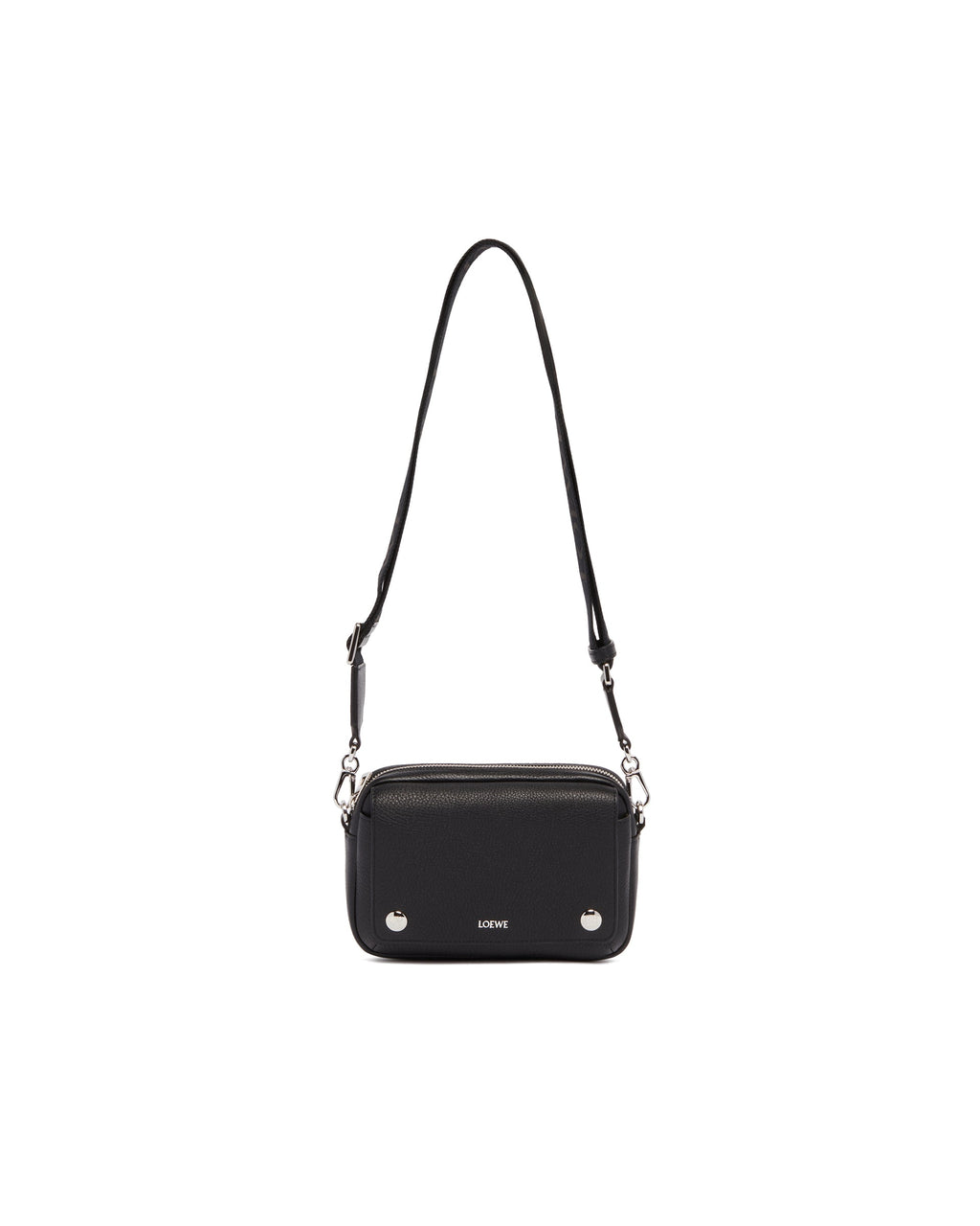 Black Pebble Messenger Small Bag Loewe оригінал – Купити в Україні – вид ззаду