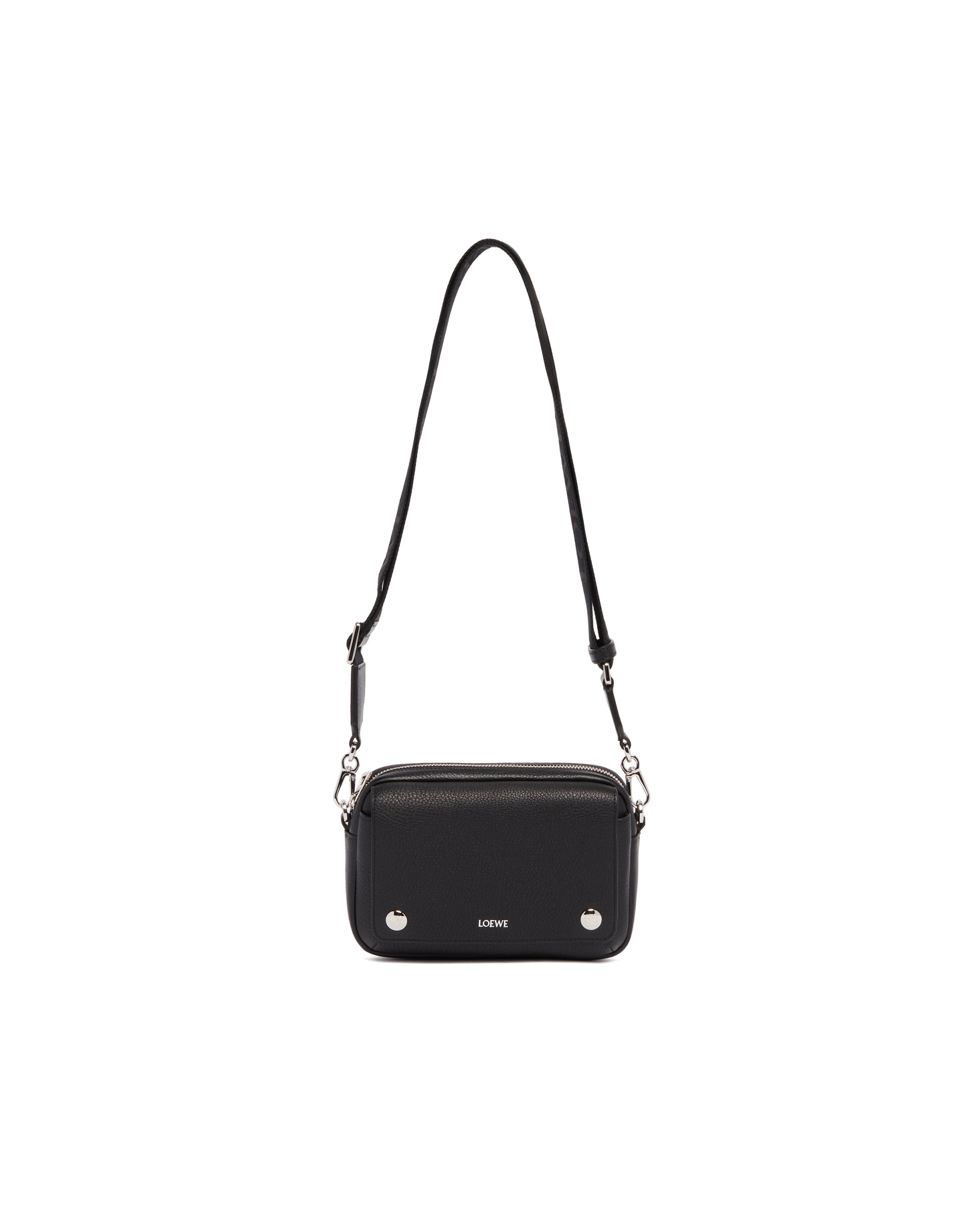 Black Pebble Messenger Small Bag Loewe оригінал – Купити в Україні – вид ззаду