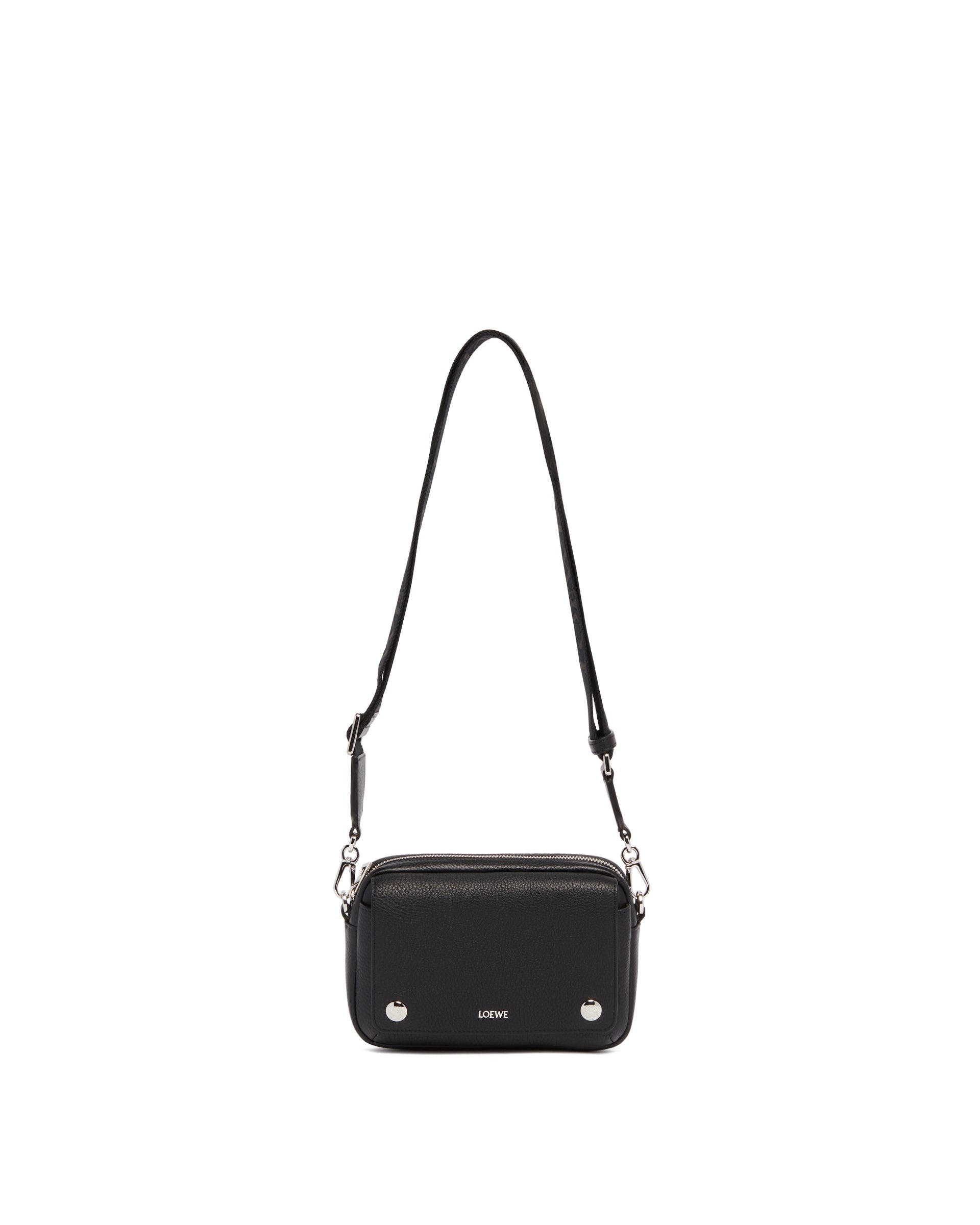 Black Pebble Messenger Small Bag Loewe оригінал – Купити в Україні – боковий вид