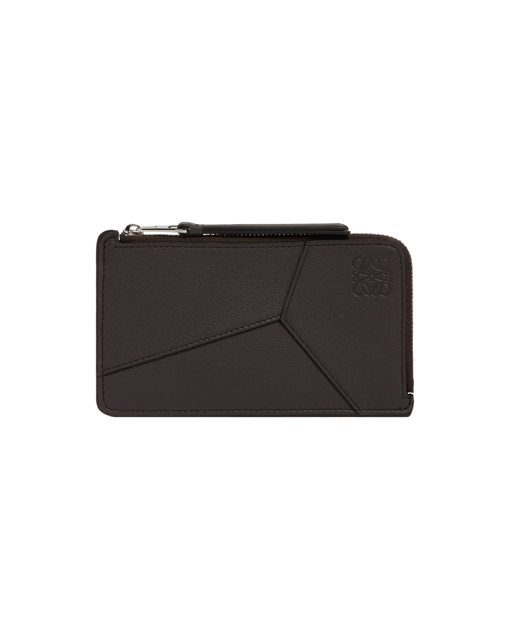 Gray Large Puzzle Edge Card Holder Loewe оригінал – Купити в Україні – вид ззаду