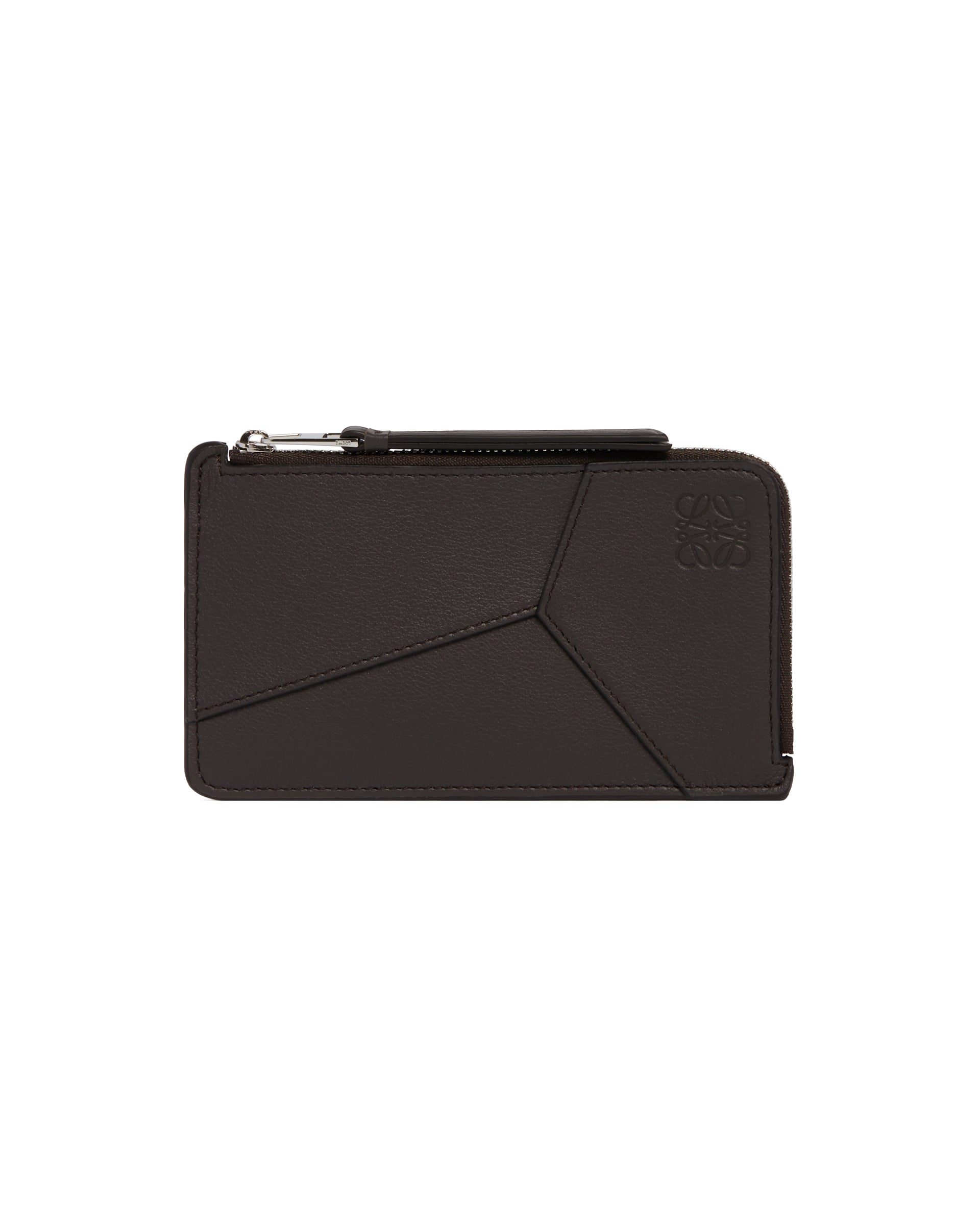 Gray Large Puzzle Edge Card Holder Loewe оригінал – Купити в Україні – вид ззаду