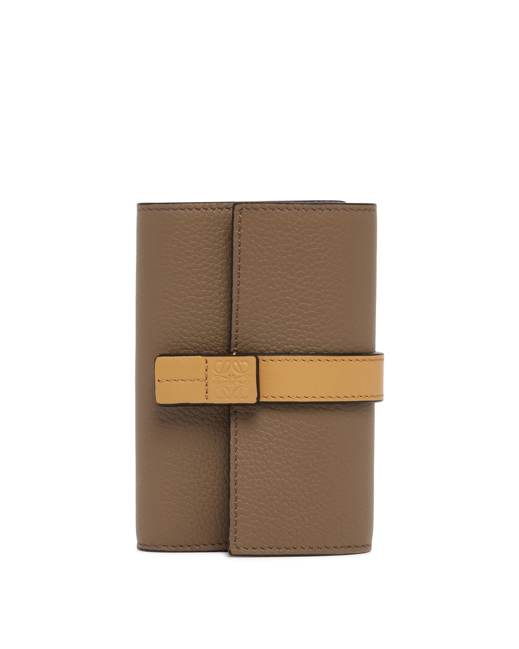 Brown Small Vertical Wallet Loewe – Гарантія оригінальності – боковий вид