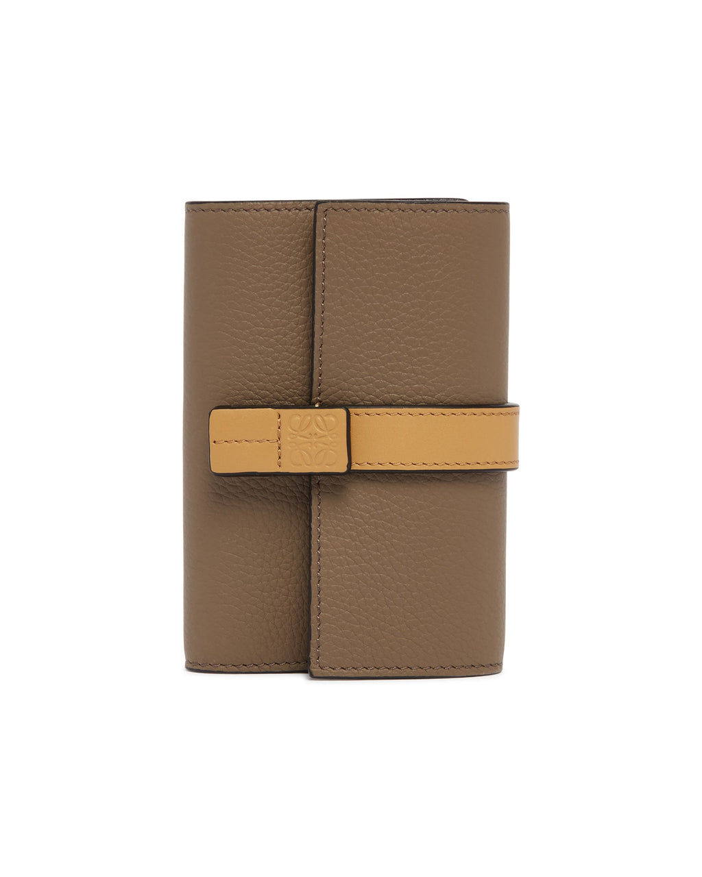Brown Small Vertical Wallet Loewe – Гарантія оригінальності – вид ззаду