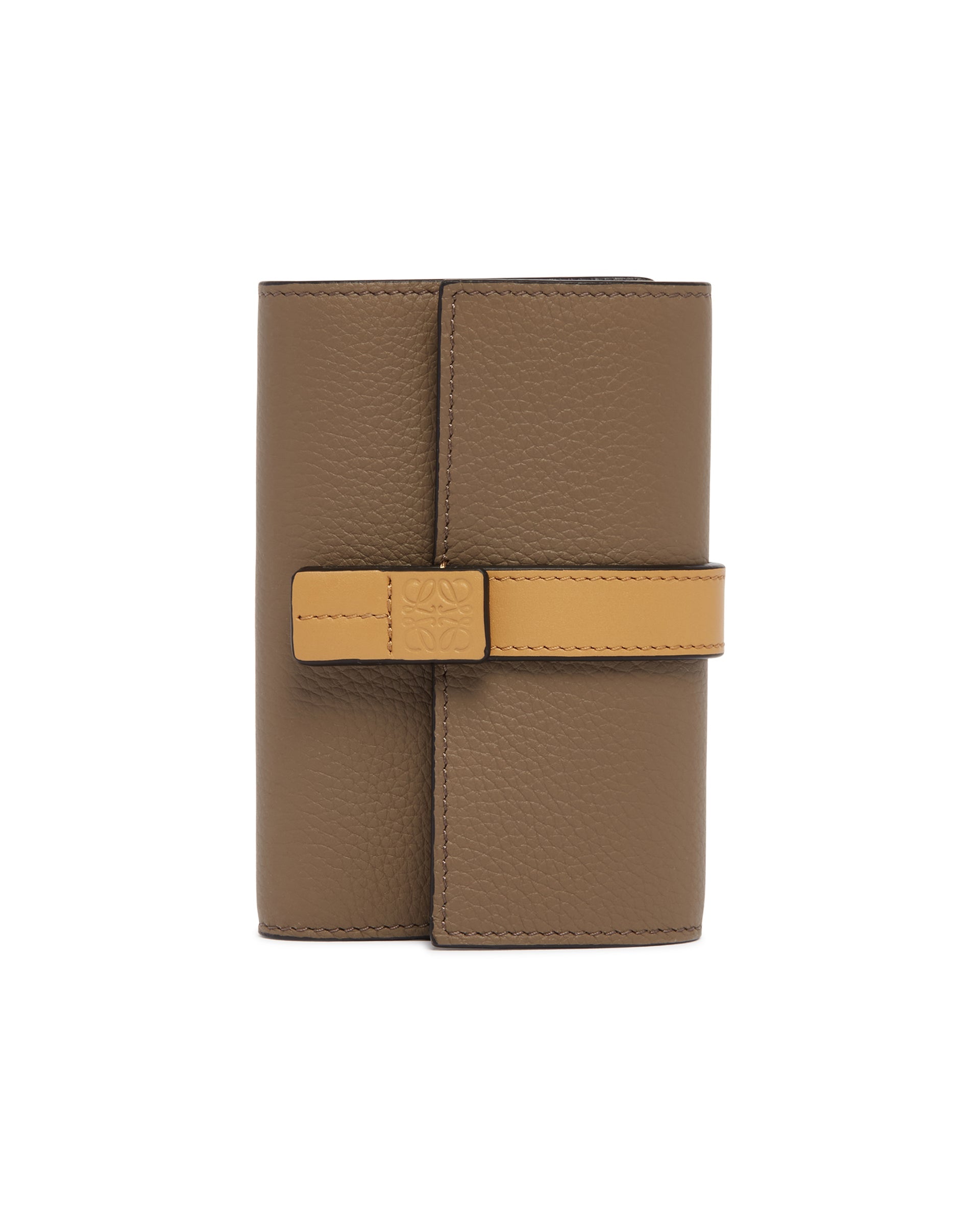 Brown Small Vertical Wallet Loewe – Гарантія оригінальності – вид ззаду