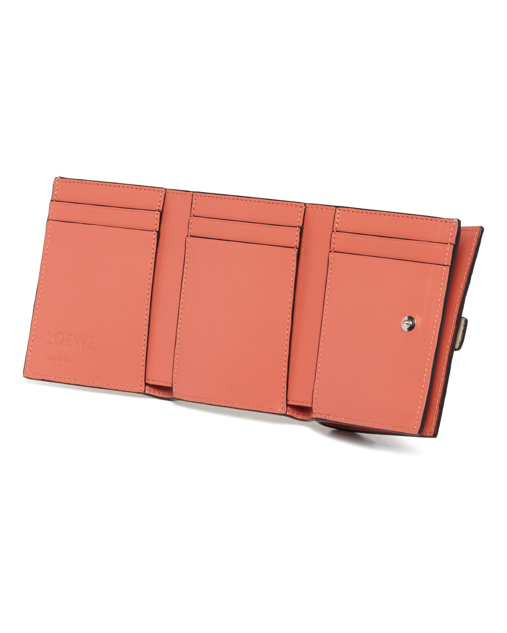 Оригінальна Beige Leather Trifold Wallet Loewe – детальний вид