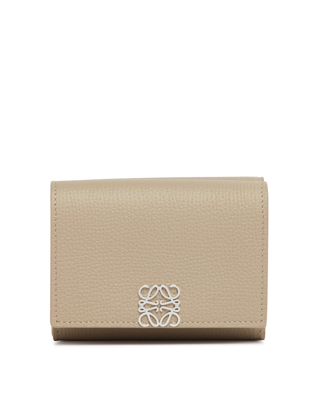 Beige Trifold Anagram Wallet Loewe – Гарантія оригінальності – боковий вид