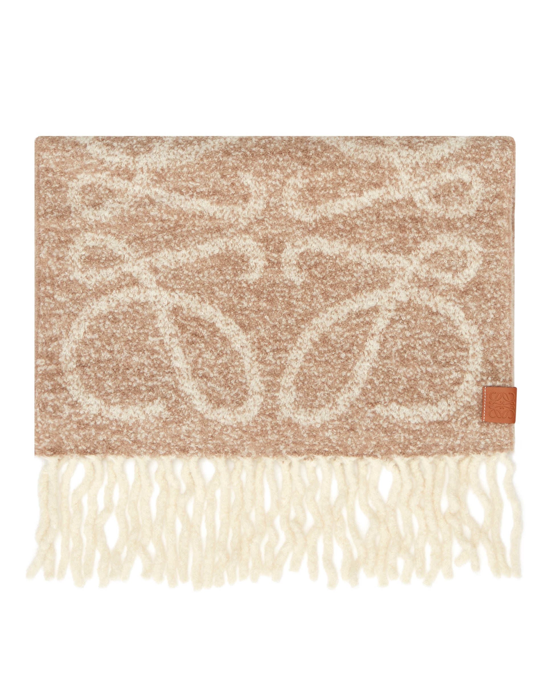 Оригінальна Beige Anagram Scarf Loewe – боковий вид