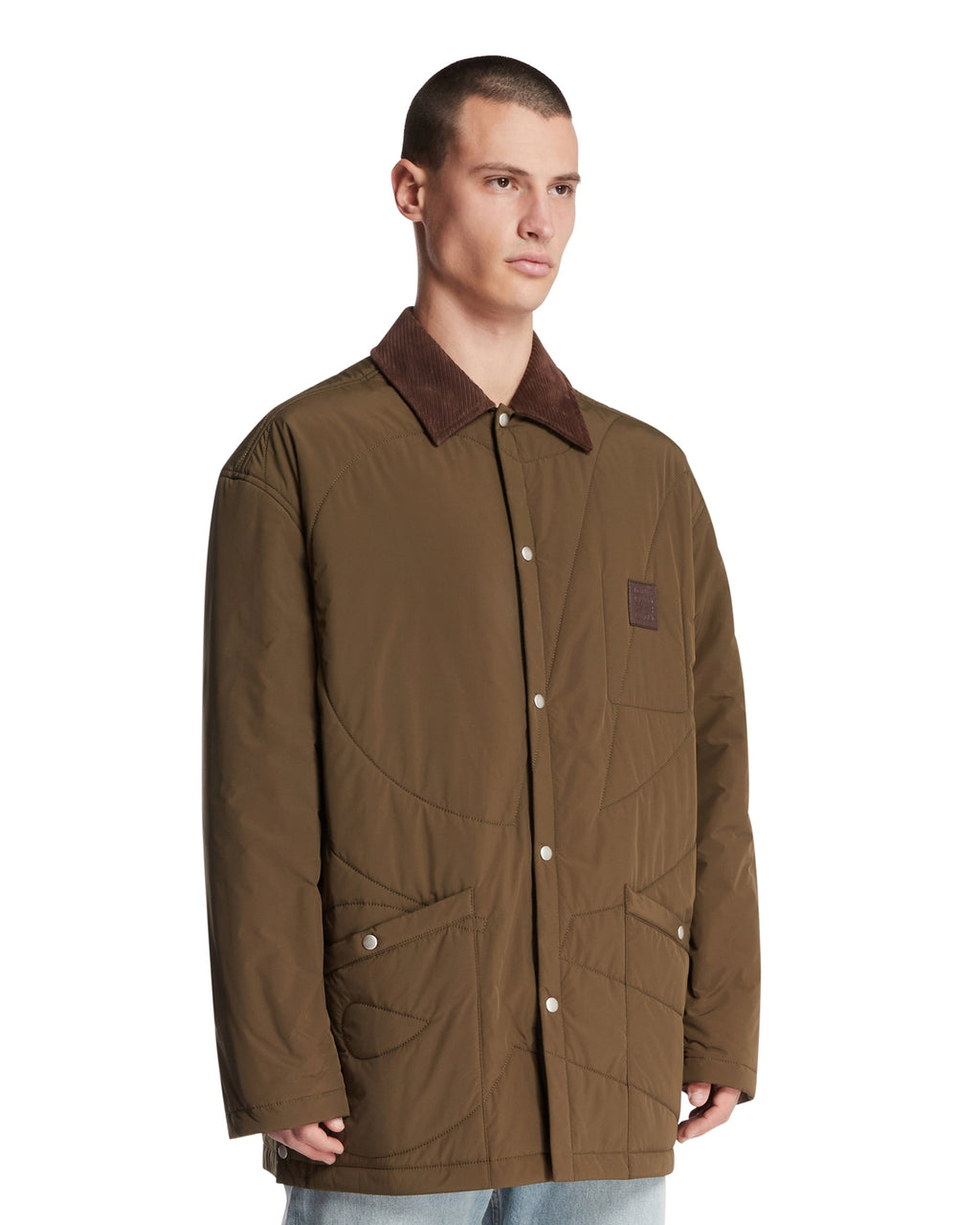Оригінальна Green Padded Overshirt Loewe – вид ззаду