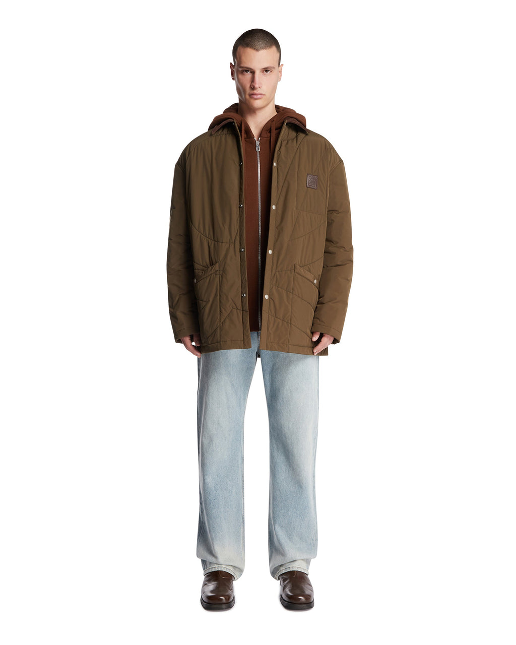 Оригінальна Green Padded Overshirt Loewe – детальний вид