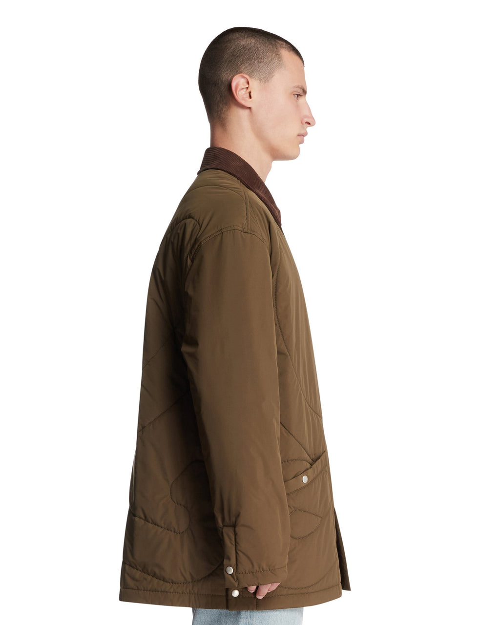 Оригінальна Green Padded Overshirt Loewe – збільшений вид