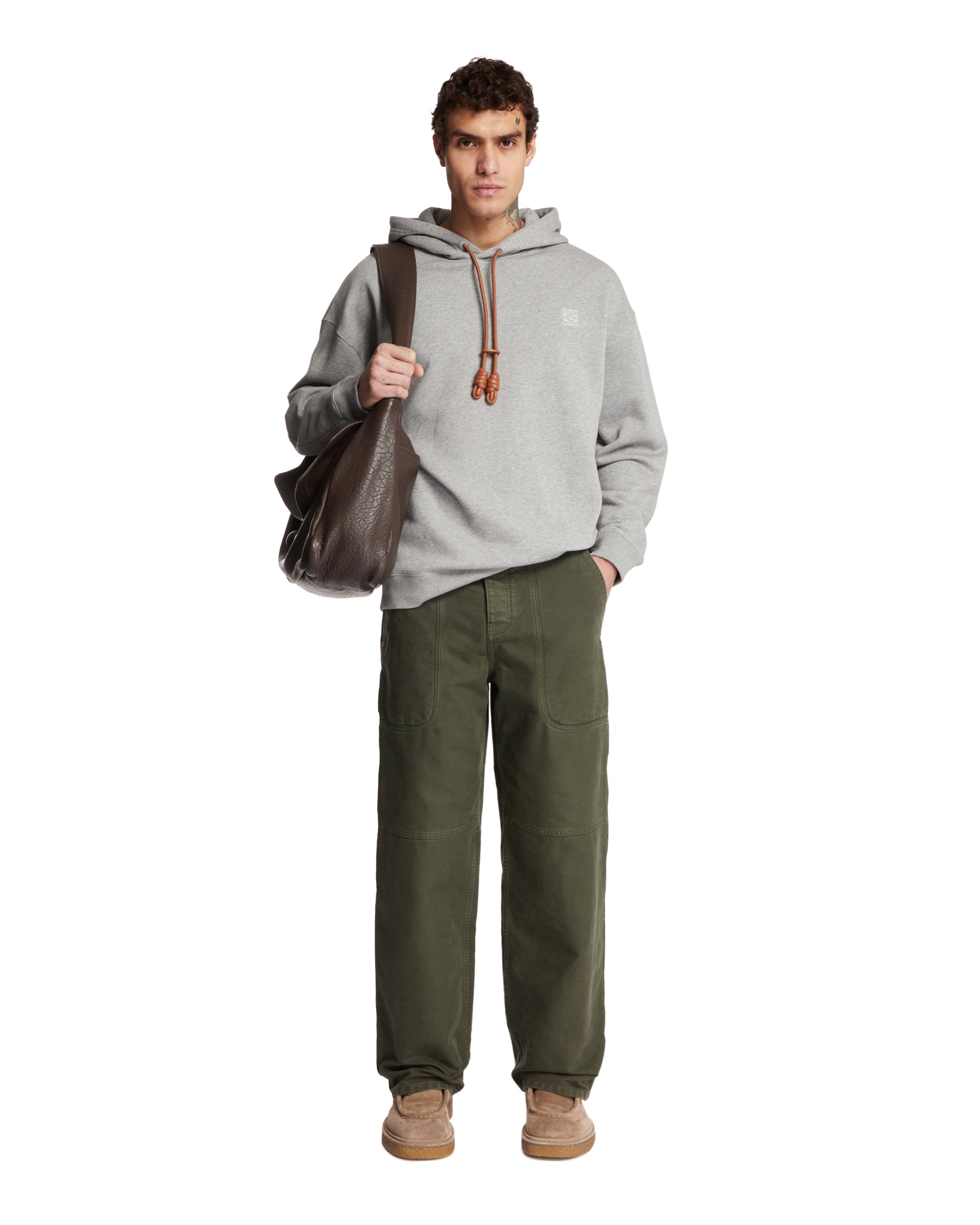 Оригінальна Gray Hoodie Loewe – детальний вид