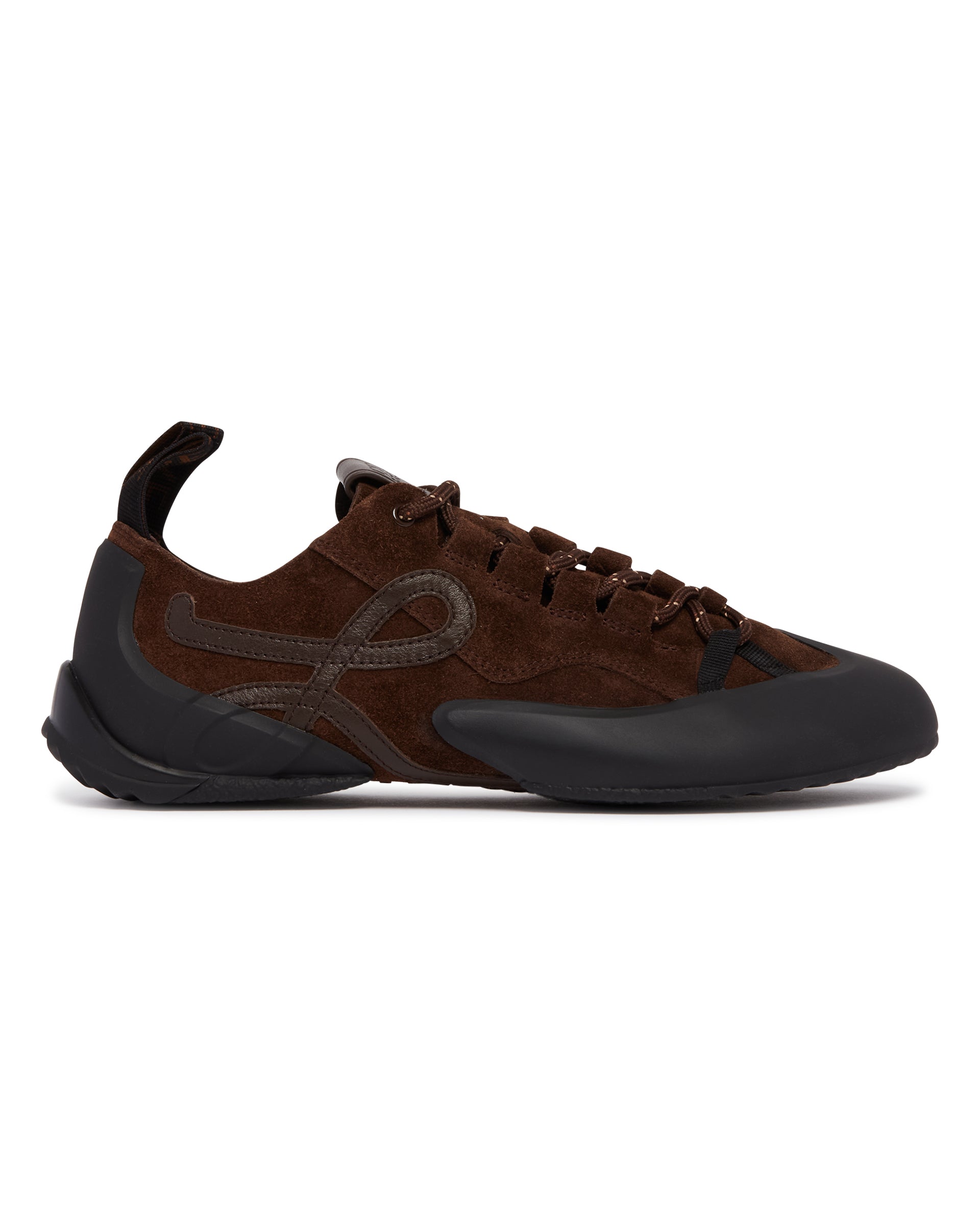 Оригінальна Brown Suede Grip Sneakers Loewe – вид ззаду