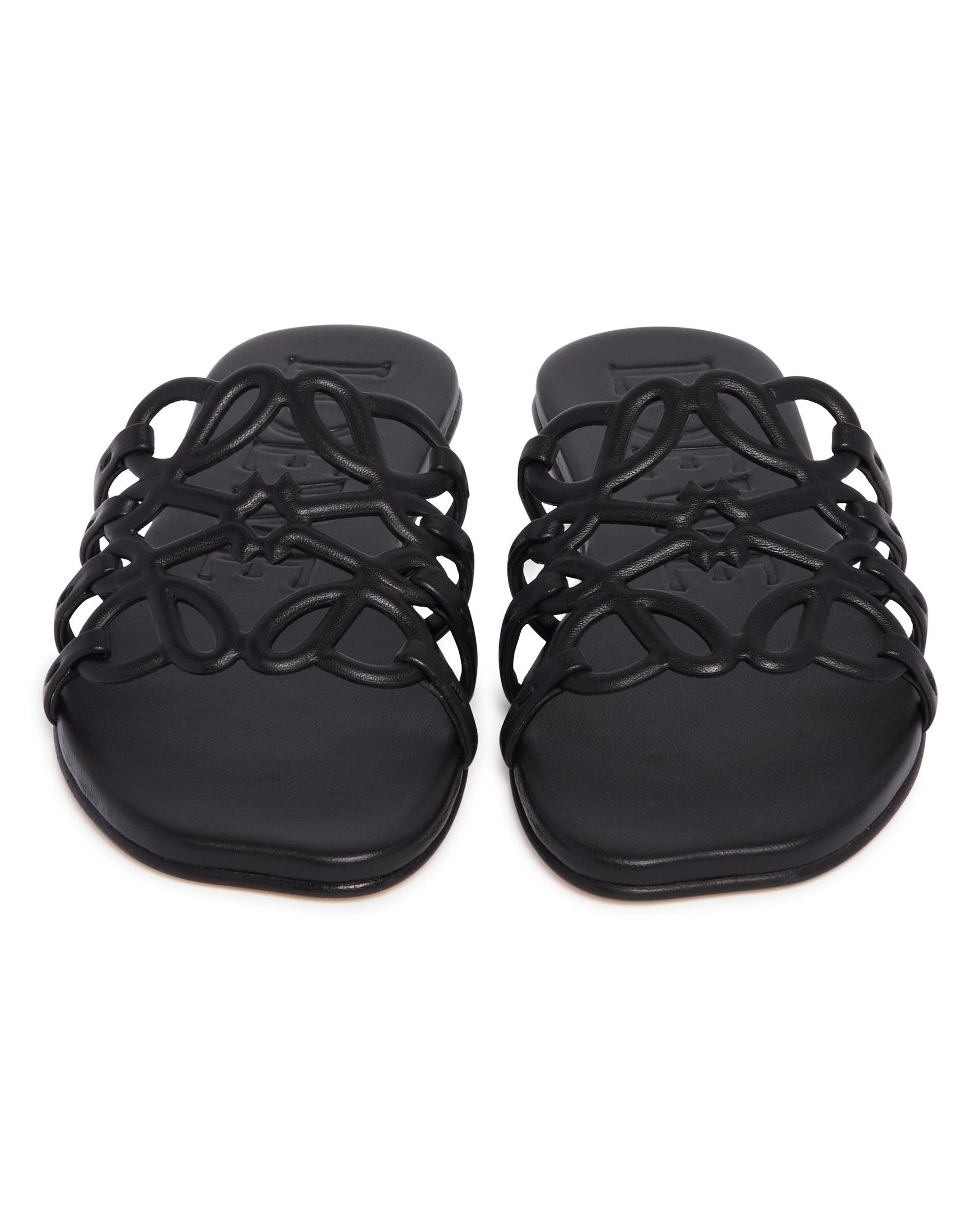 Black Anagram Petal Leather Sandals Loewe – Гарантія оригінальності – збільшений вид