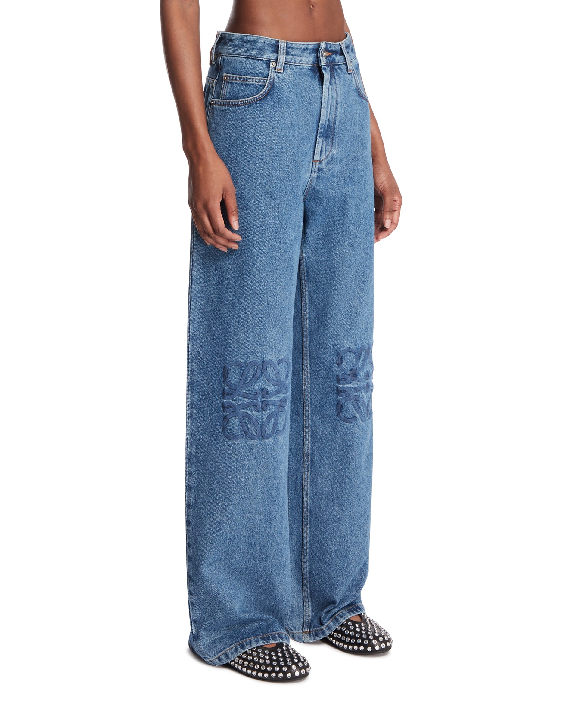 Blue Anagram Baggy Jeans Loewe – Гарантія оригінальності – вид ззаду