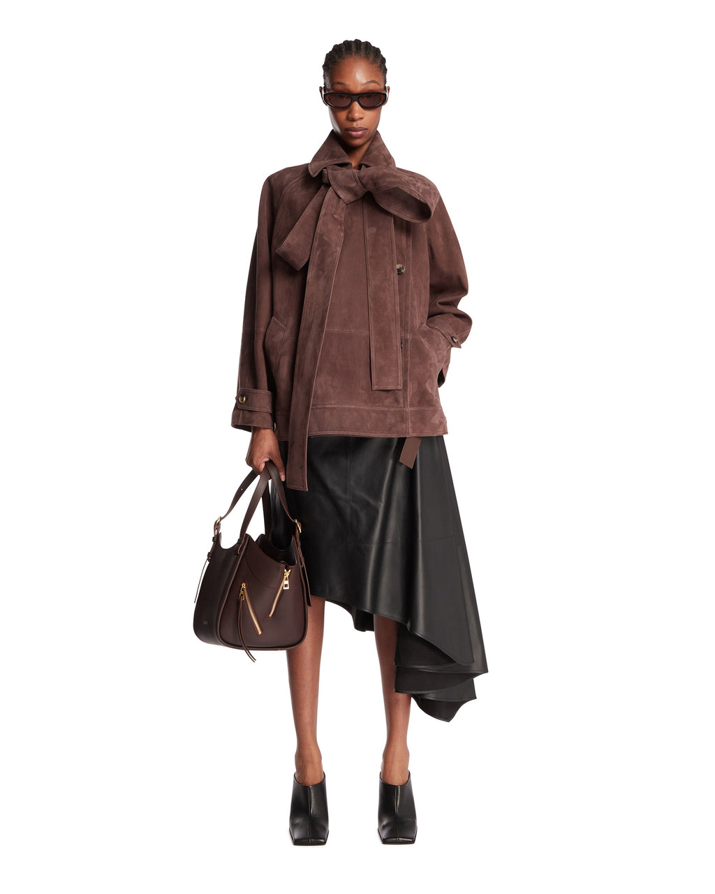Black Asymmetric Belted Skirt Loewe оригінал – Купити в Україні – детальний вид