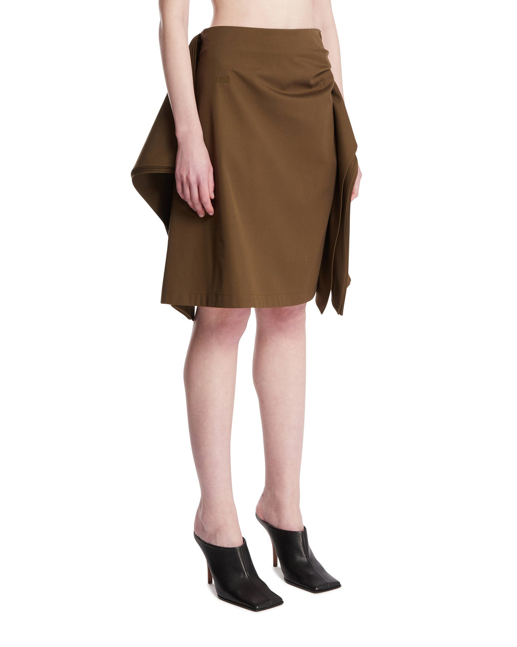 Green Draped Skirt Loewe оригінал – Купити в Україні – вид ззаду