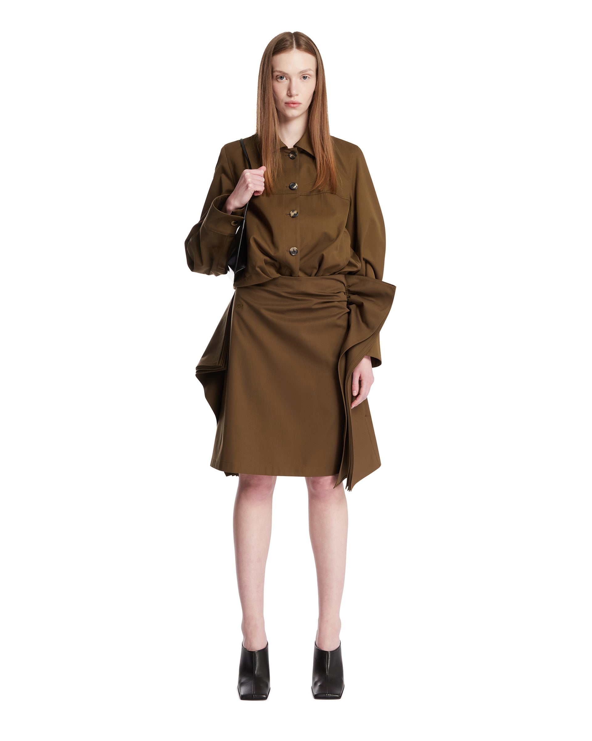 Green Draped Skirt Loewe оригінал – Купити в Україні – детальний вид