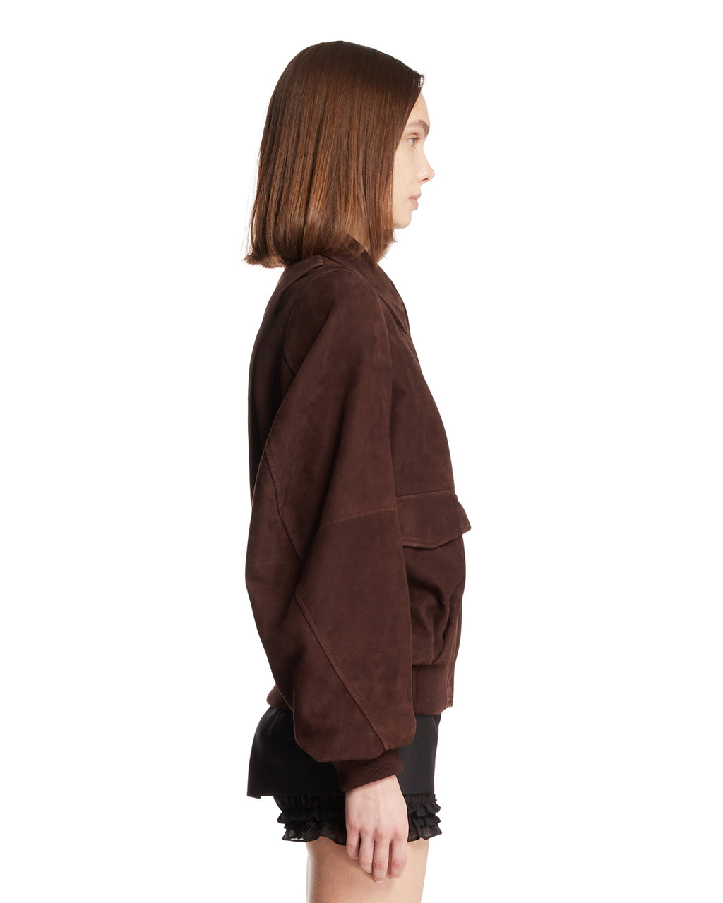 Brown Suede Jacket Loewe – Гарантія оригінальності – збільшений вид
