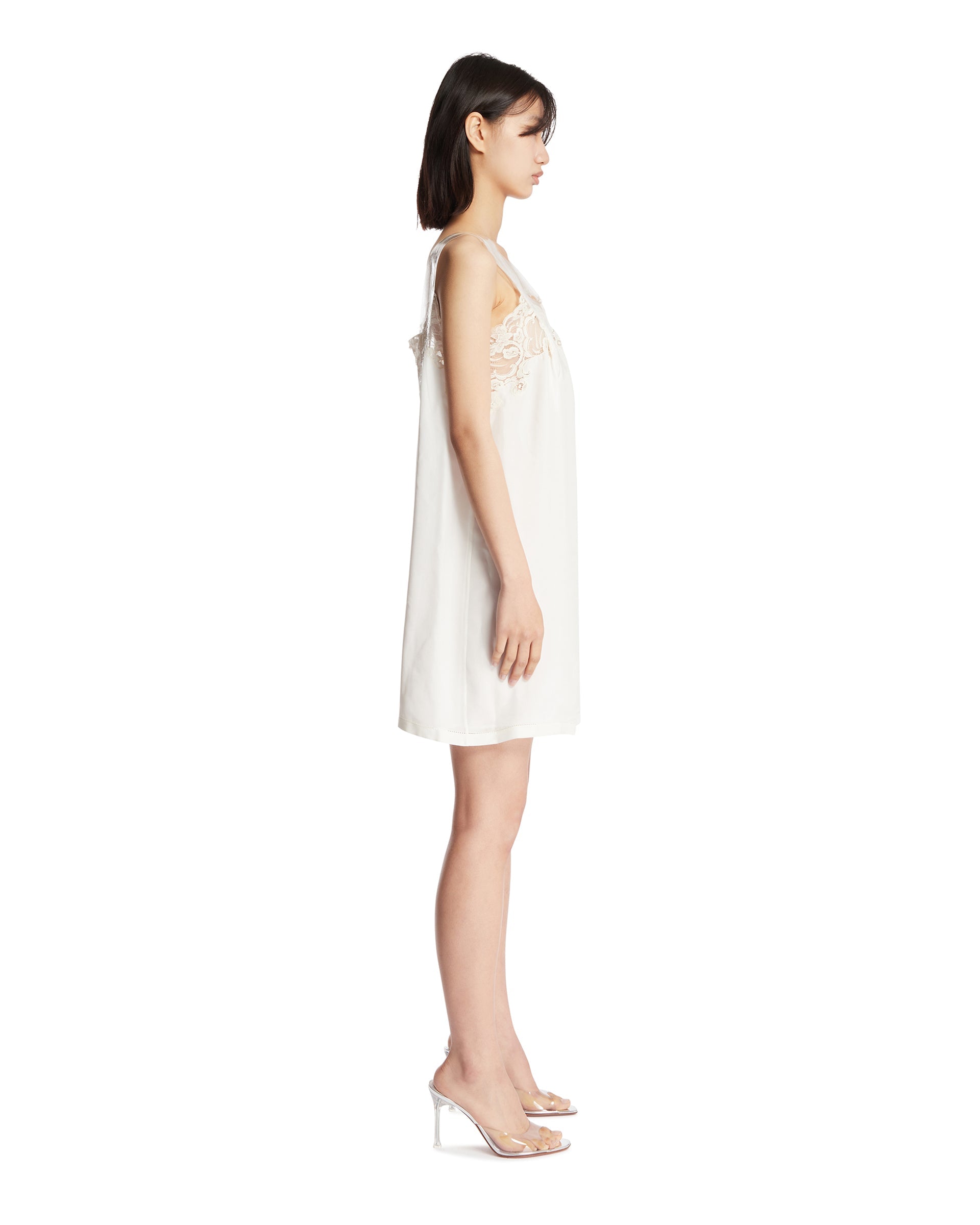 White Silk Slip Dress Maison margiela – Гарантія оригінальності – збільшений вид