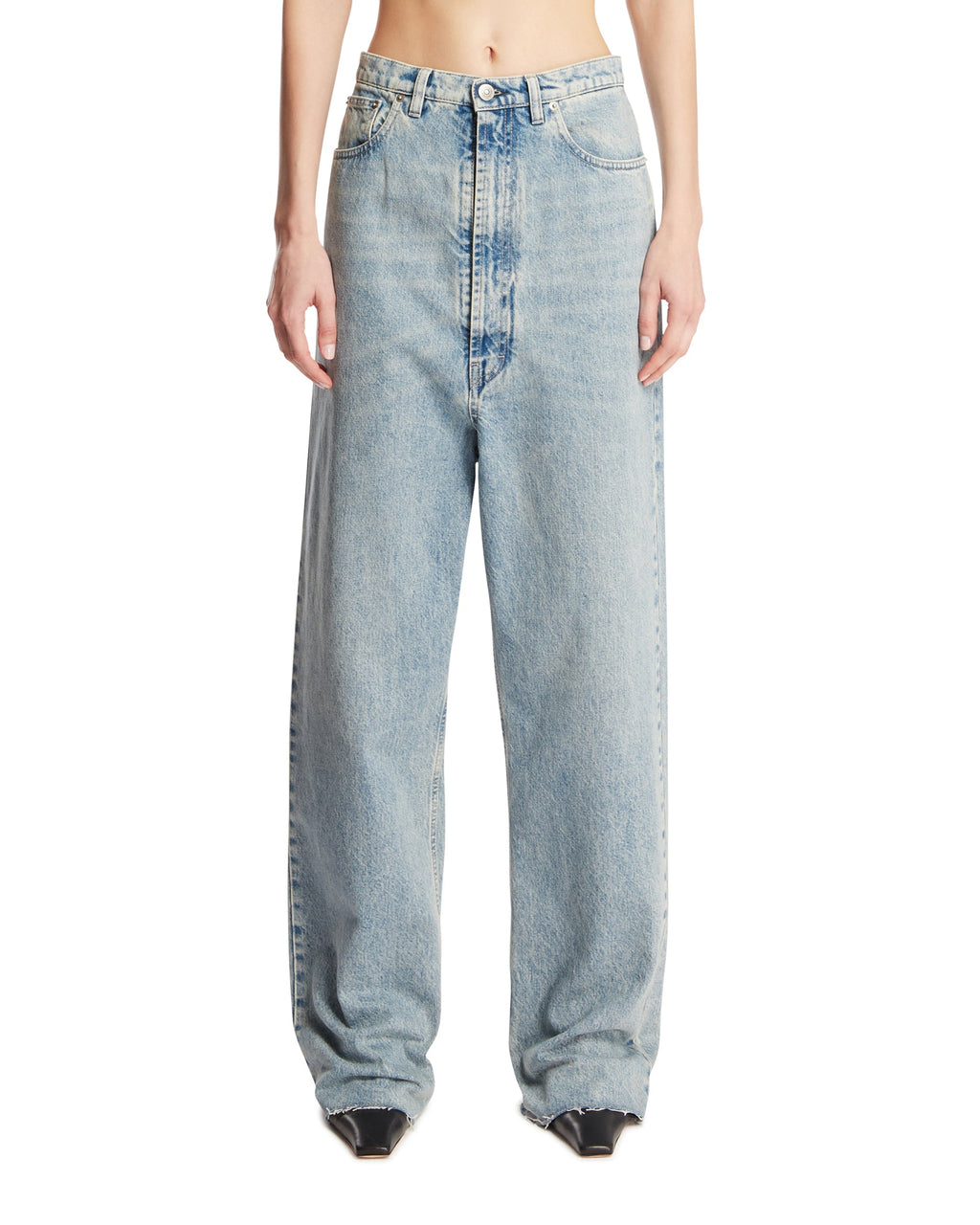 Оригінальна Blue Wide-Leg Jeans Maison margiela – боковий вид