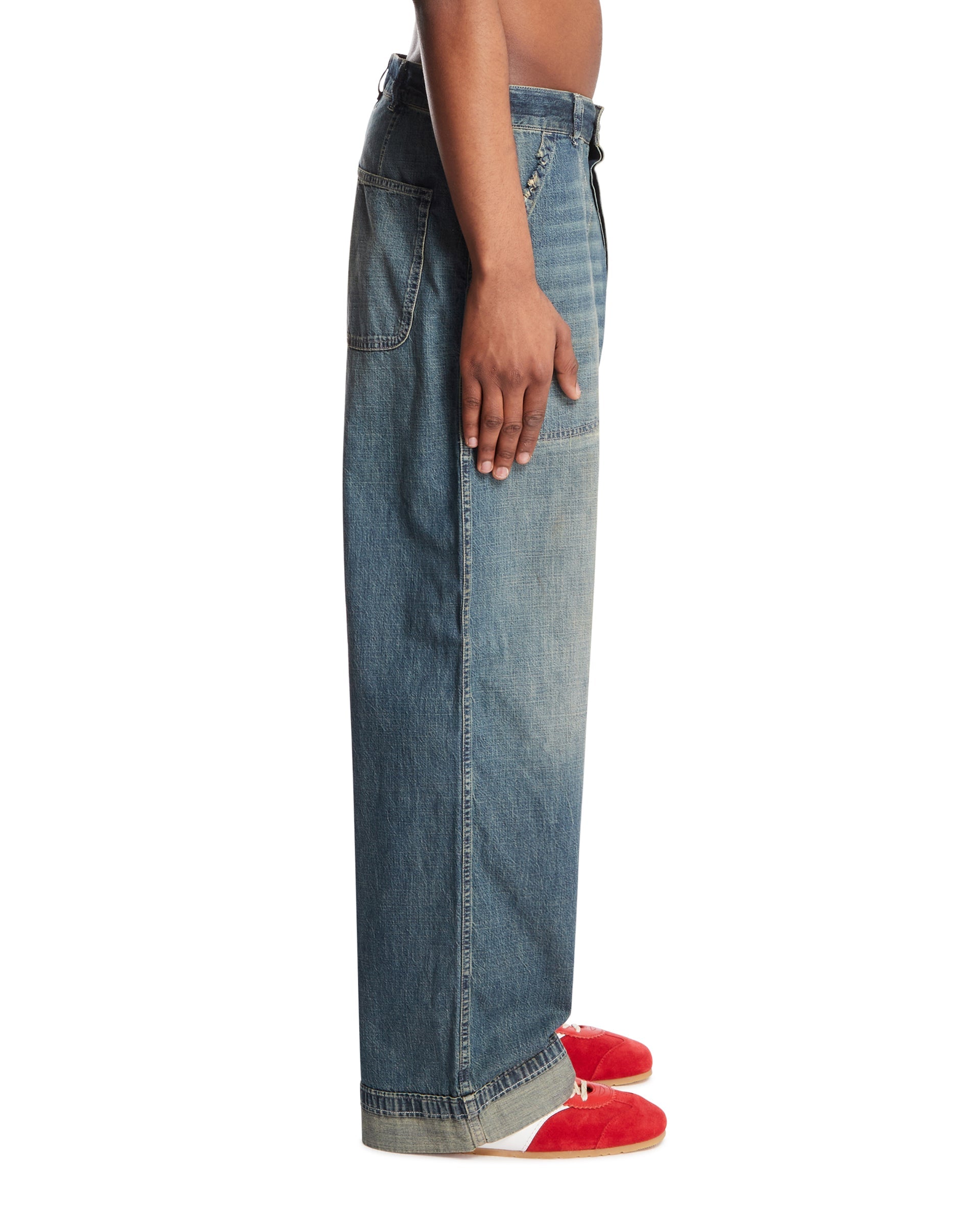 Оригінальна Blue Wide-Leg Jeans Maison margiela – збільшений вид