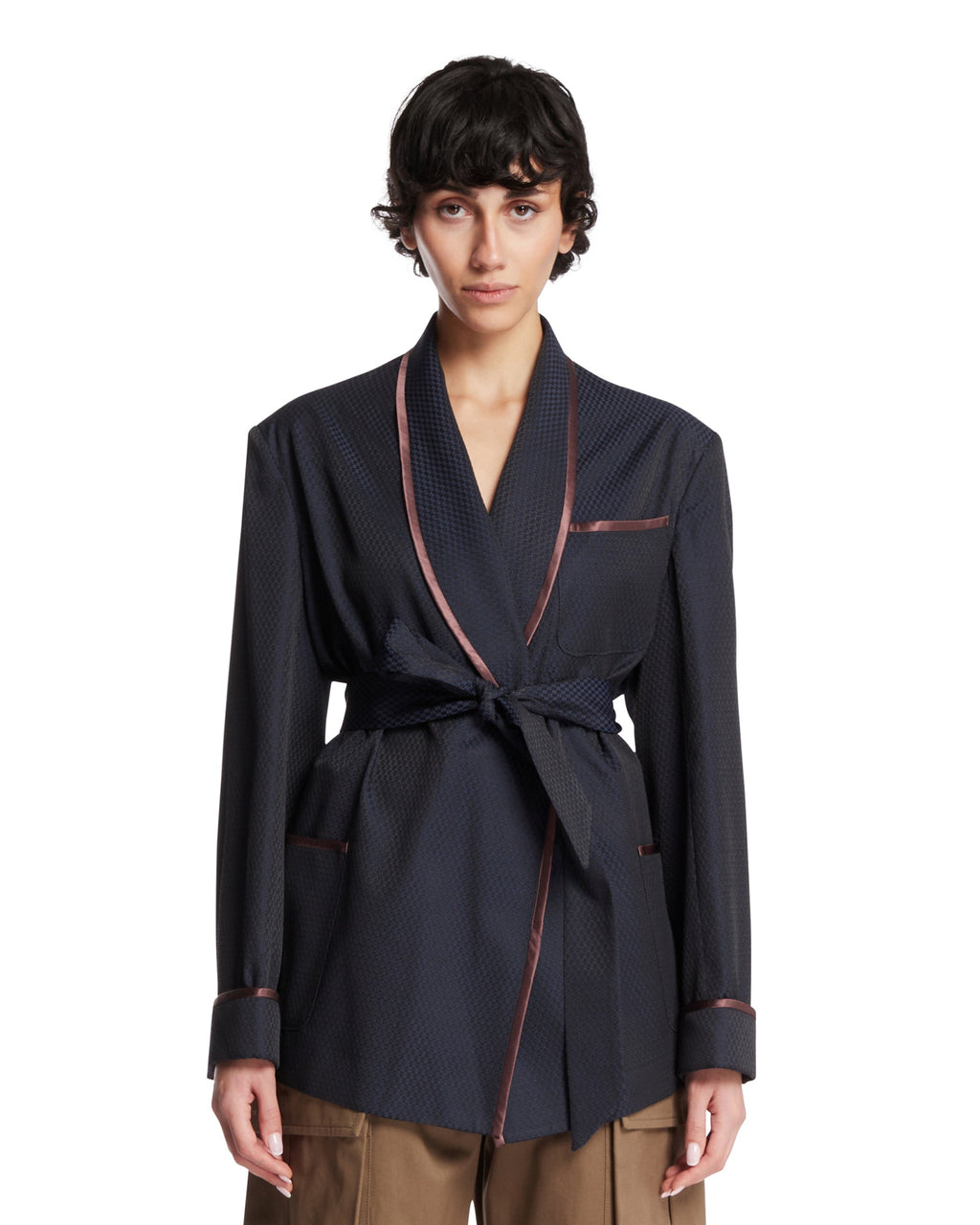 Blue Robe De Chambre Jacket Maison margiela оригінал – Купити в Україні – боковий вид