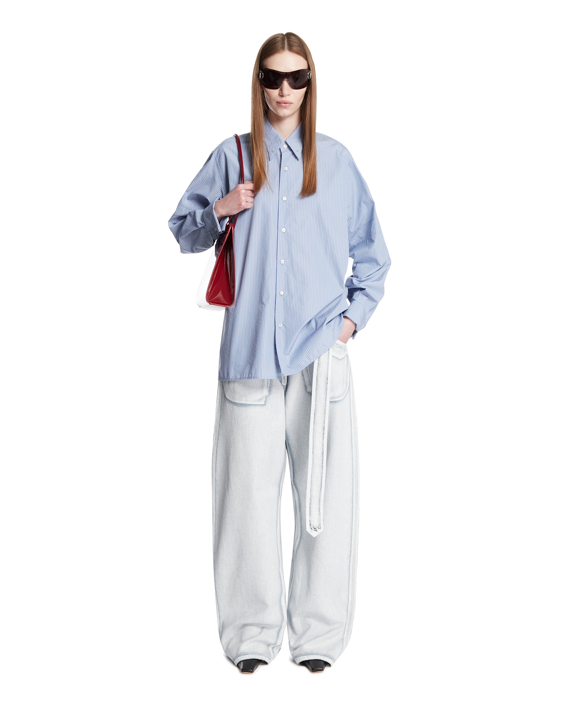 Blue Striped Cotton Shirt Maison margiela оригінал – Купити в Україні – детальний вид