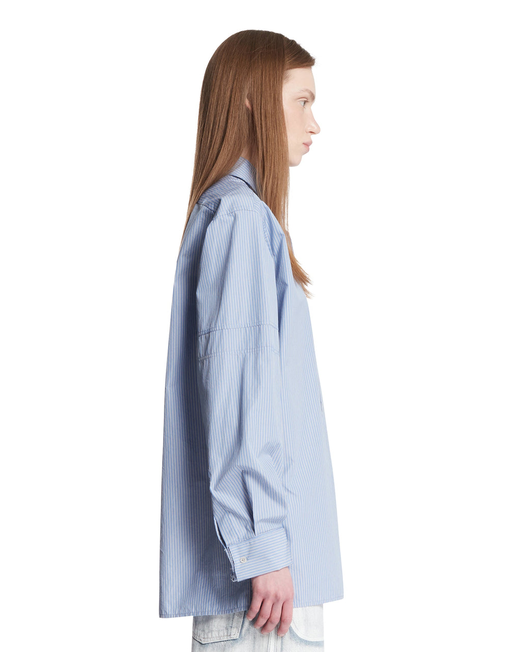 Blue Striped Cotton Shirt Maison margiela оригінал – Купити в Україні – збільшений вид