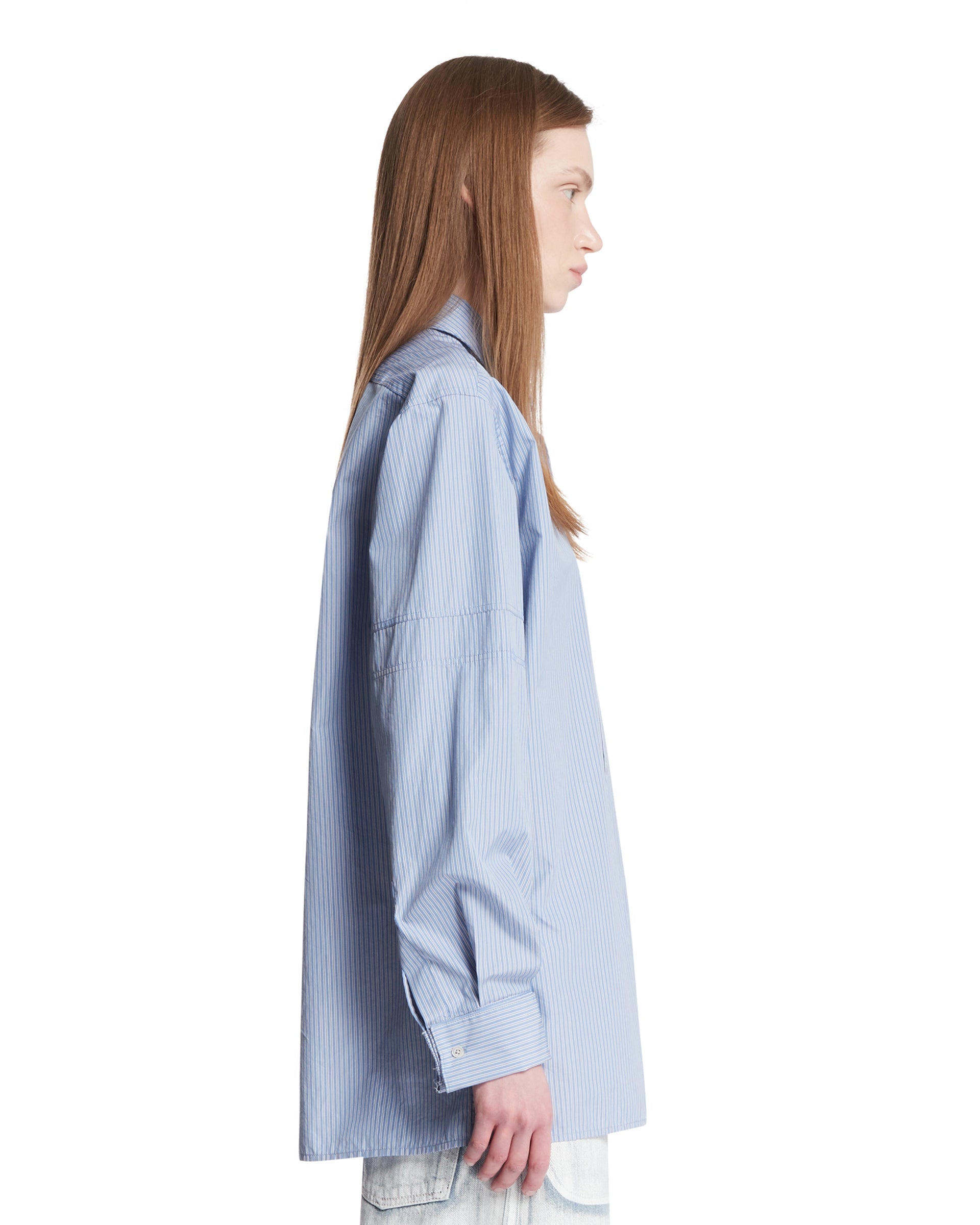 Blue Striped Cotton Shirt Maison margiela оригінал – Купити в Україні – збільшений вид