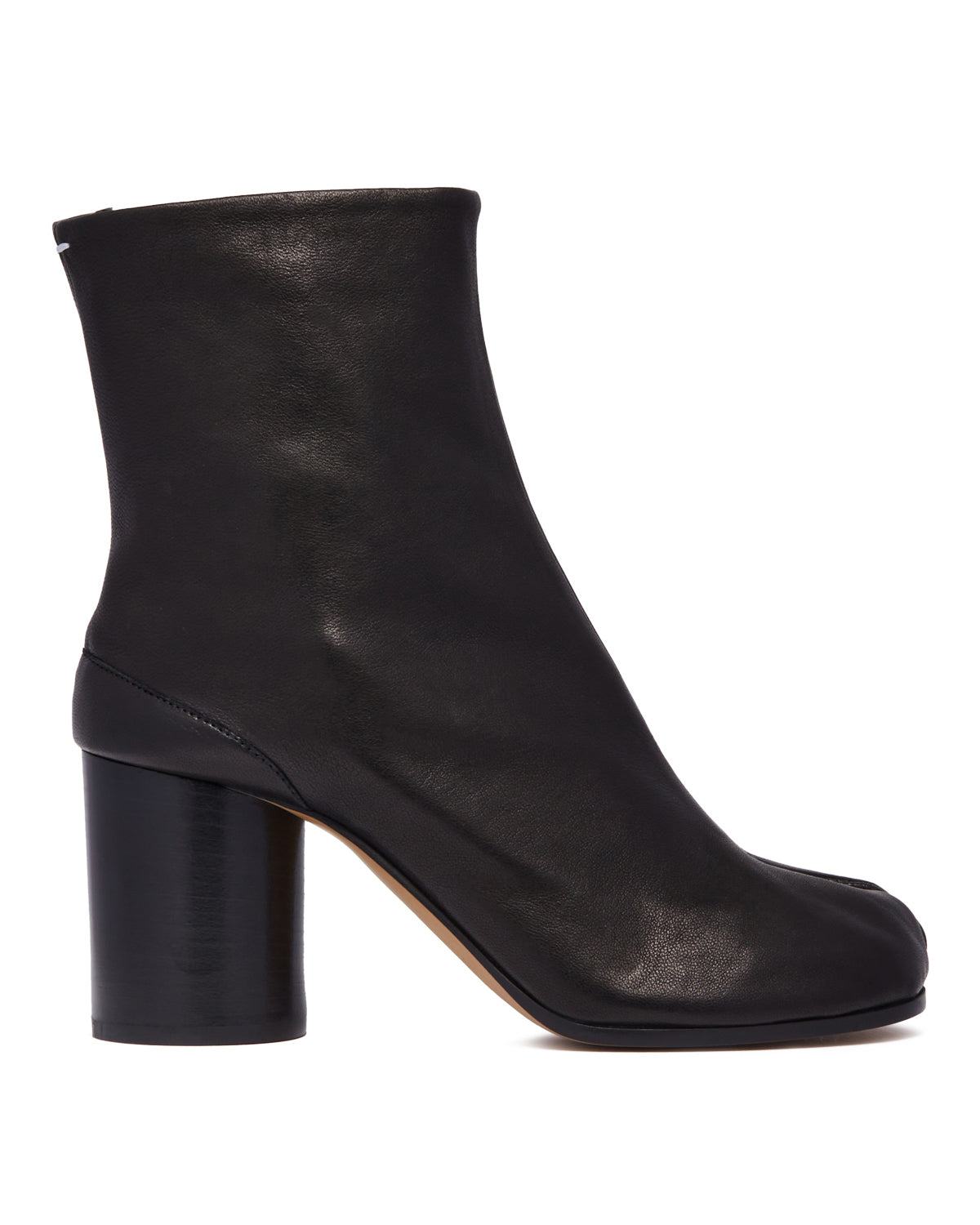 Black Leather Tabi Boots Maison margiela оригінал – Купити в Україні – боковий вид