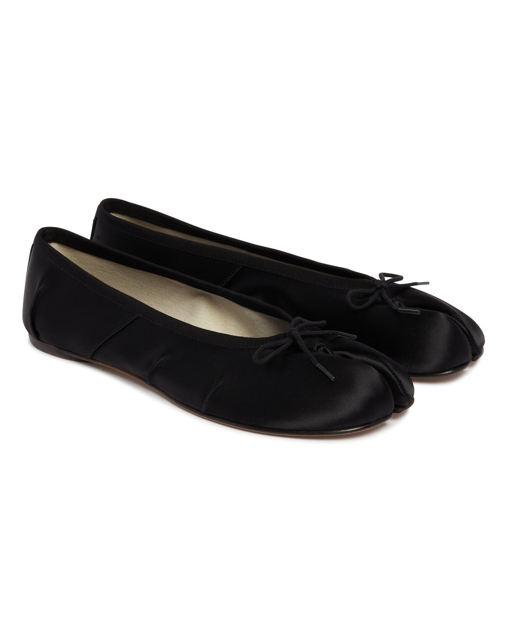 Black Tabi Satin Ballet Flats Maison margiela оригінал – Купити в Україні – детальний вид