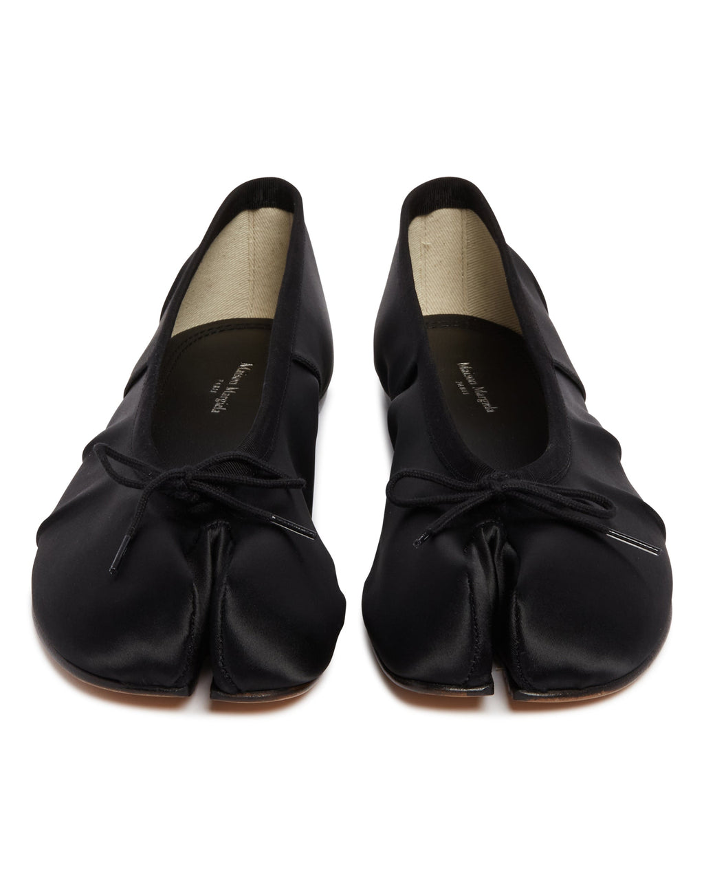 Black Tabi Satin Ballet Flats Maison margiela оригінал – Купити в Україні – збільшений вид