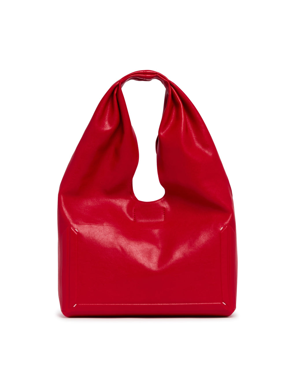 Red Medium Box Bag Maison margiela – Гарантія оригінальності – боковий вид