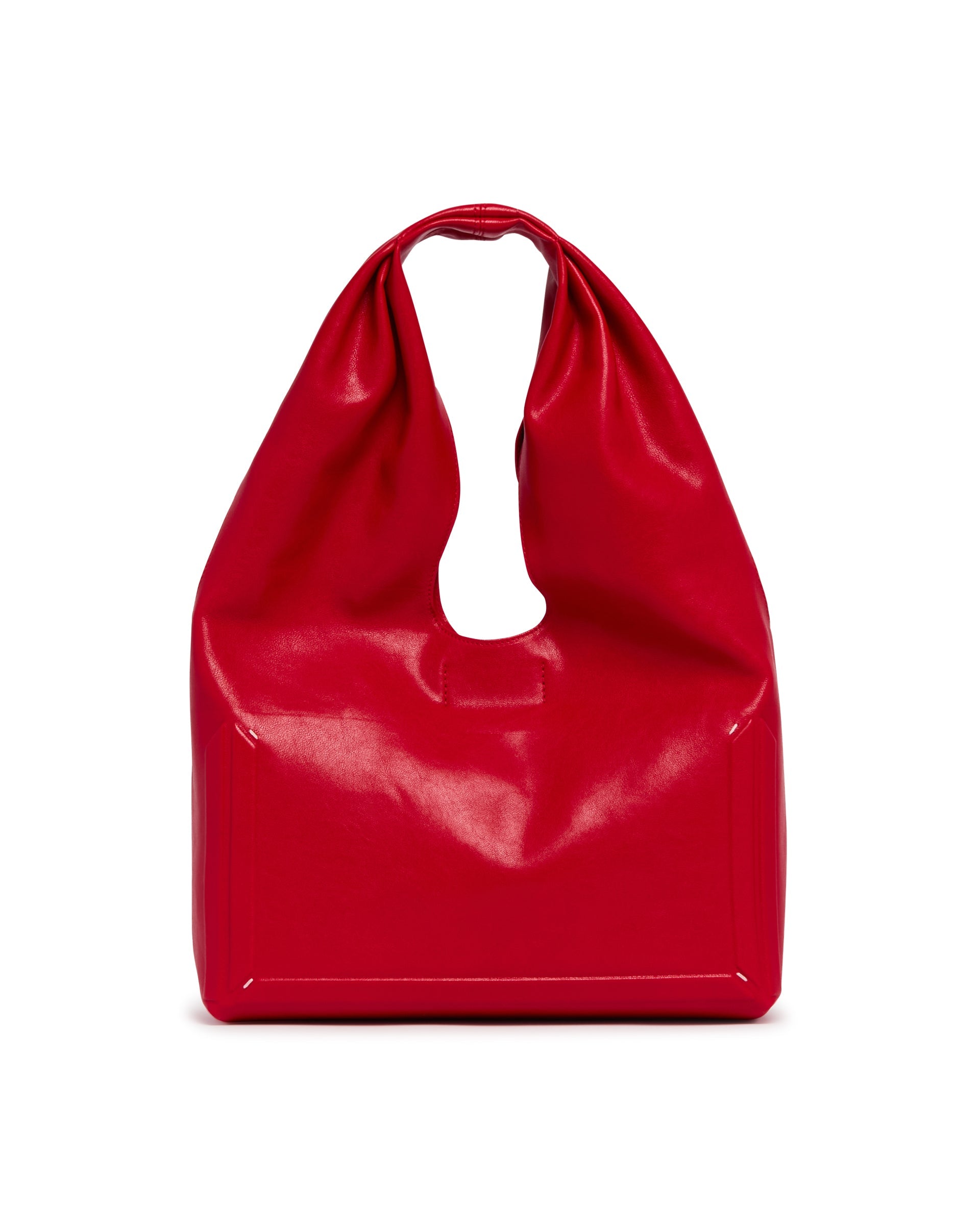 Red Medium Box Bag Maison margiela – Гарантія оригінальності – вид ззаду