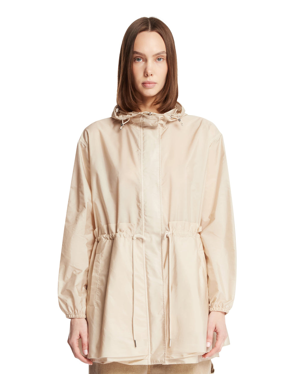 Оригінальна Beige Weteau Waterproof Jacket Moncler – боковий вид